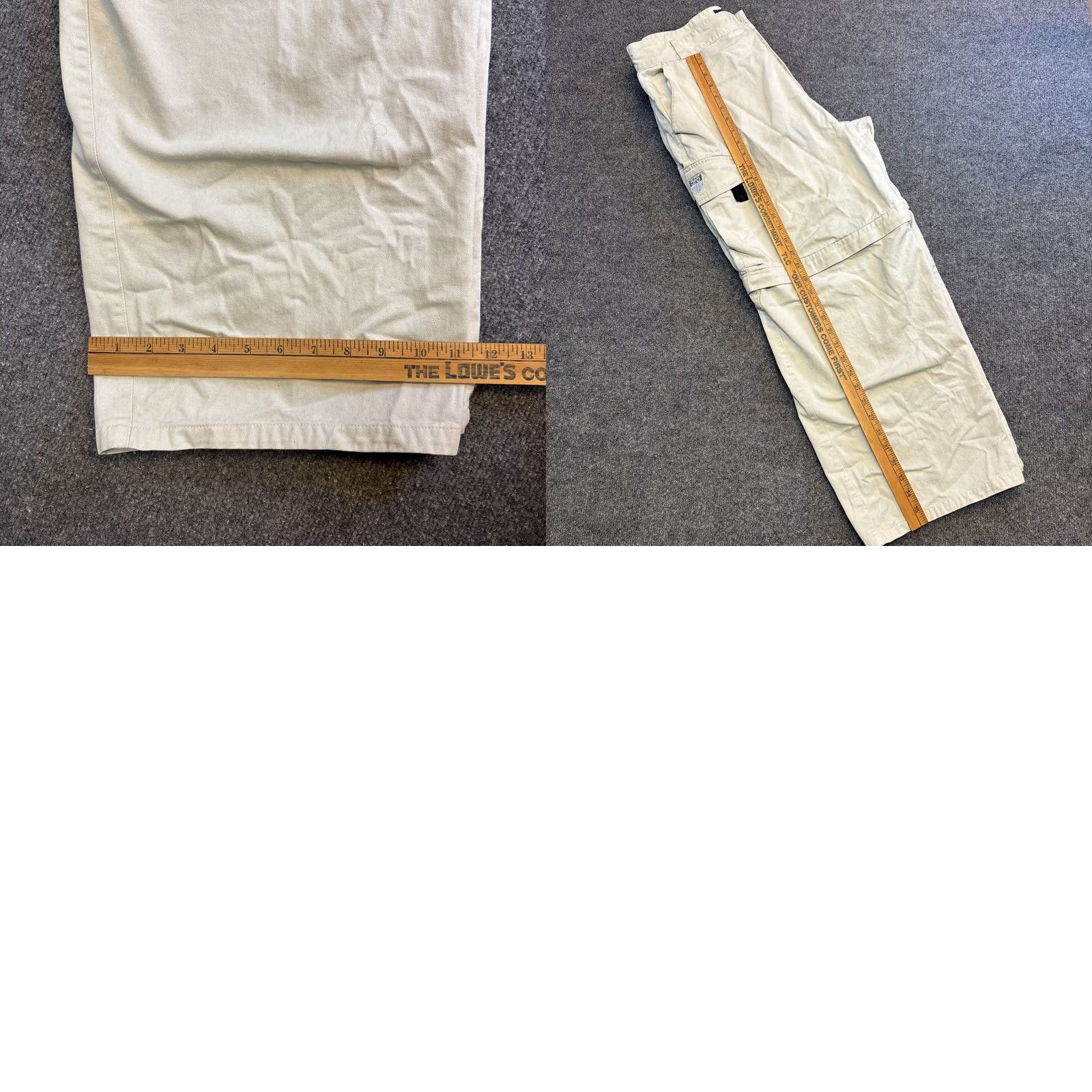 Vintage VINTAGE Triple 5 Soul Zip Away Convertible Cargo Pants Men’s 36 Tan Baggy Cargo Pocket 30 In Inseam Men Junior? Size US 36 / EU 52 - 8 Thumbnail