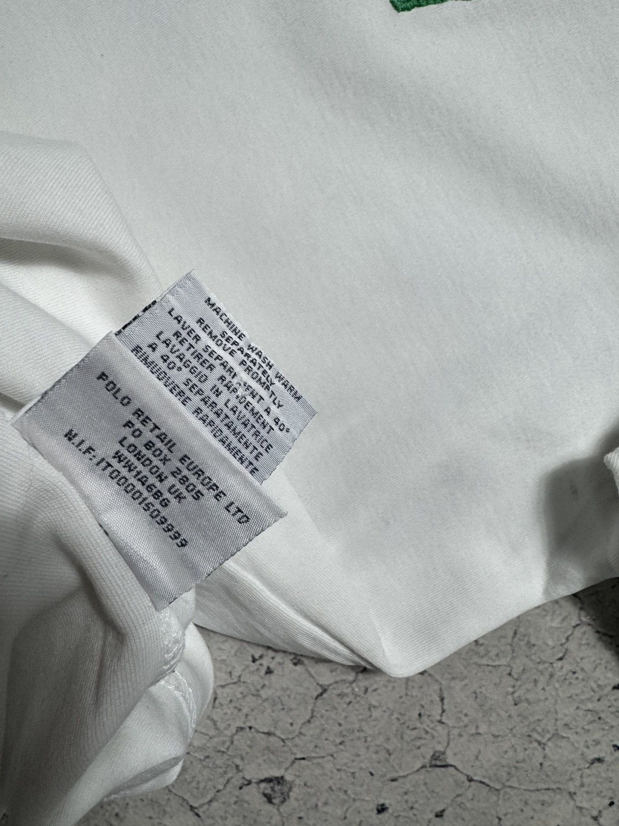 Polo Ralph Lauren Polo Ralph Lauren Big Pony #3 White Vintage Polo Shirt Size US XL / EU 56 / 4 - 7 Thumbnail