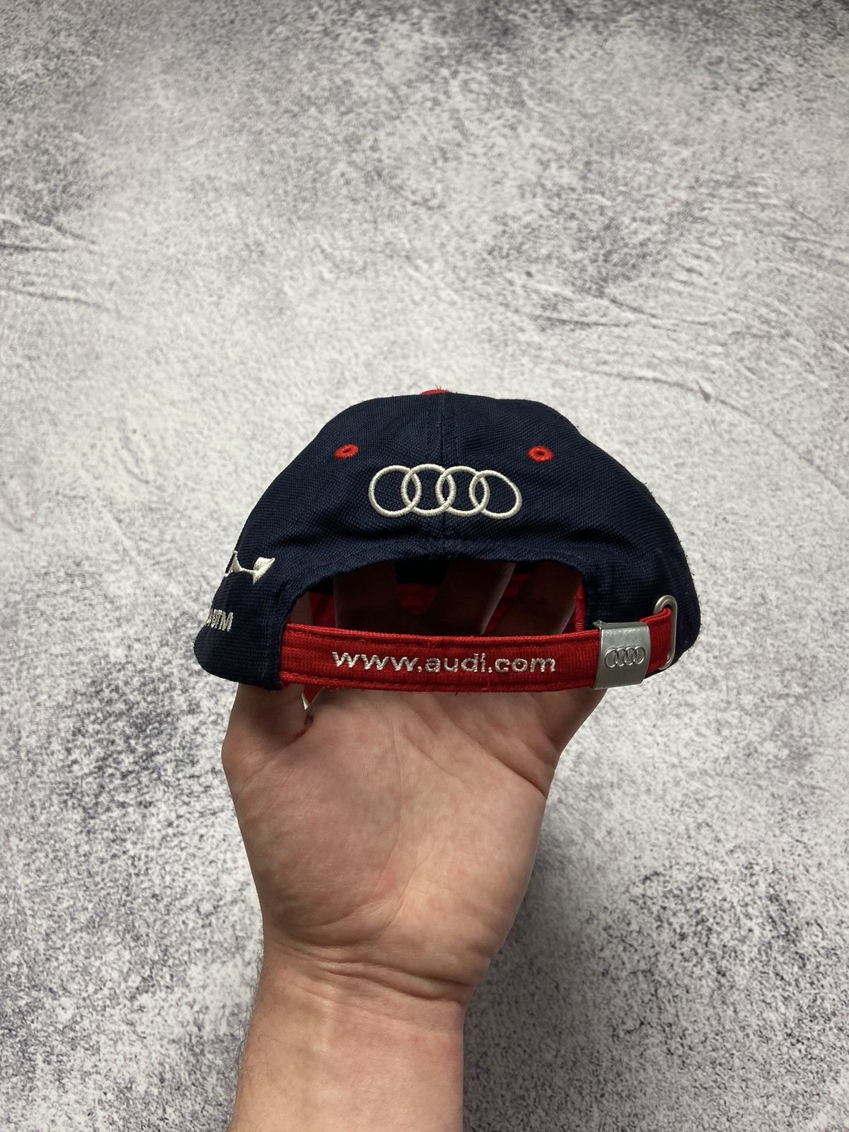 Audi × NASCAR × Red Bull Rare Red Bull Audi Sport Cap Vntg Racing Moto Hat Ekstrom 3 Size ONE SIZE - 5 Thumbnail
