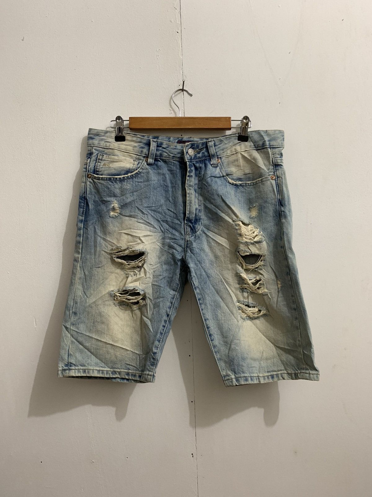 RRL Ralph Lauren RRL Ralph Lauren Distressed Jeans Size US 34 / EU 50 - 1 Thumbnail