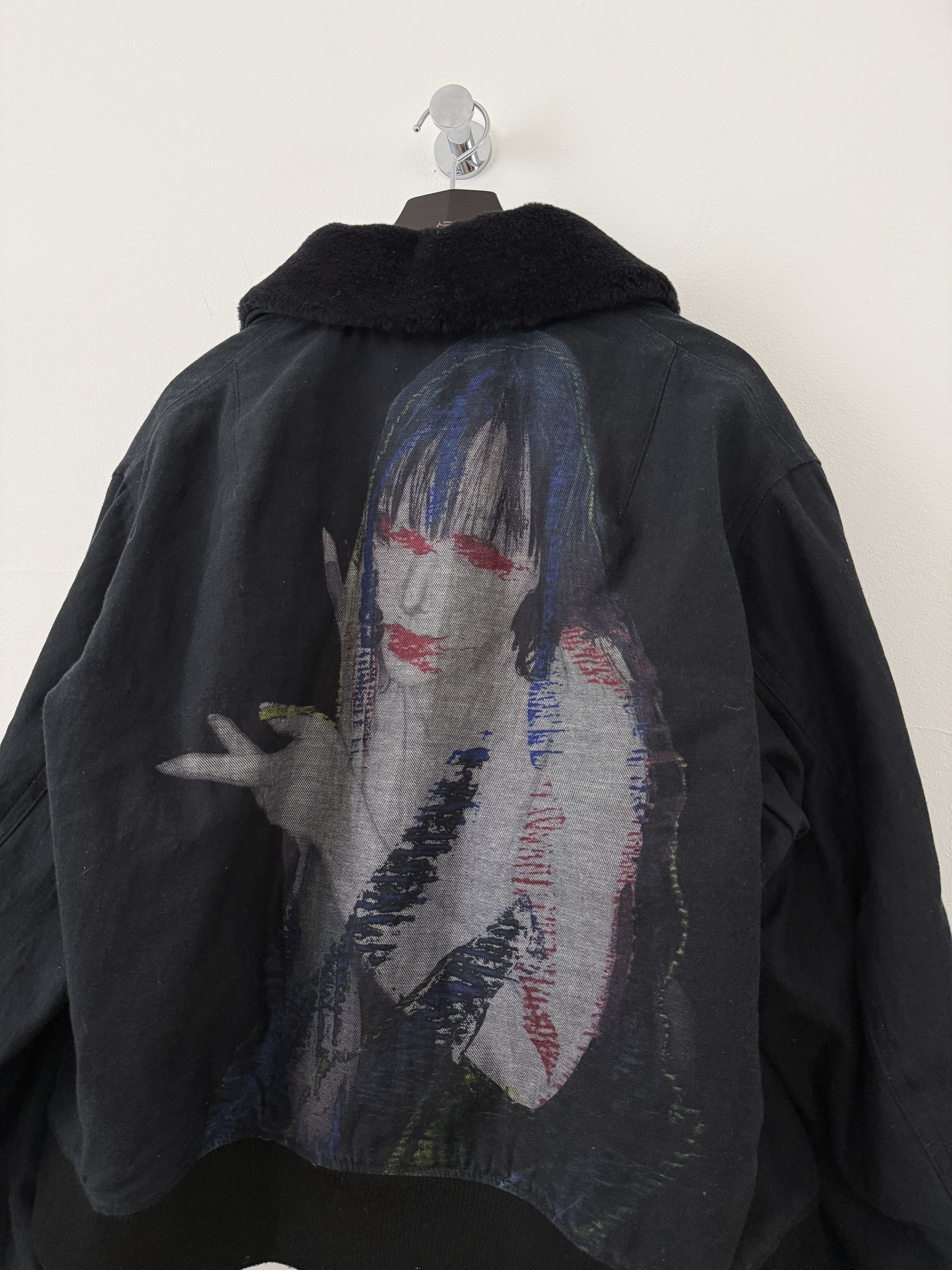 Yohji Yamamoto Pour Homme Lady Print Wool Blouson Jacket 2024 Size US L / EU 52-54 / 3 - 15 Thumbnail