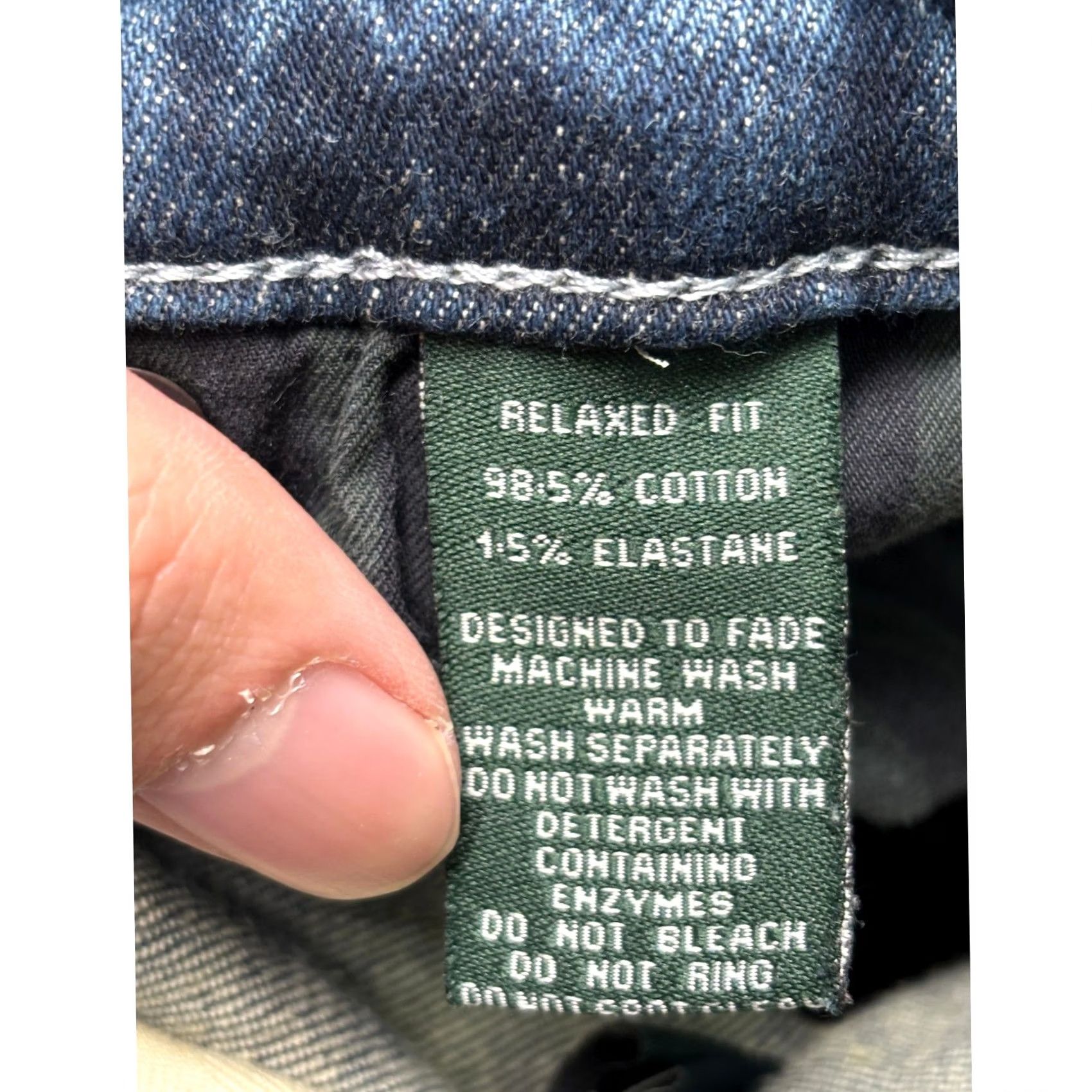 Rodd & Gunn Rodd & Gunn Jeans Mens 36R Dark Wash Blue Straight Leg Relaxed Stretch Denim 5-Pocket Inseam 32 Size US 36 / EU 52 - 7 Thumbnail