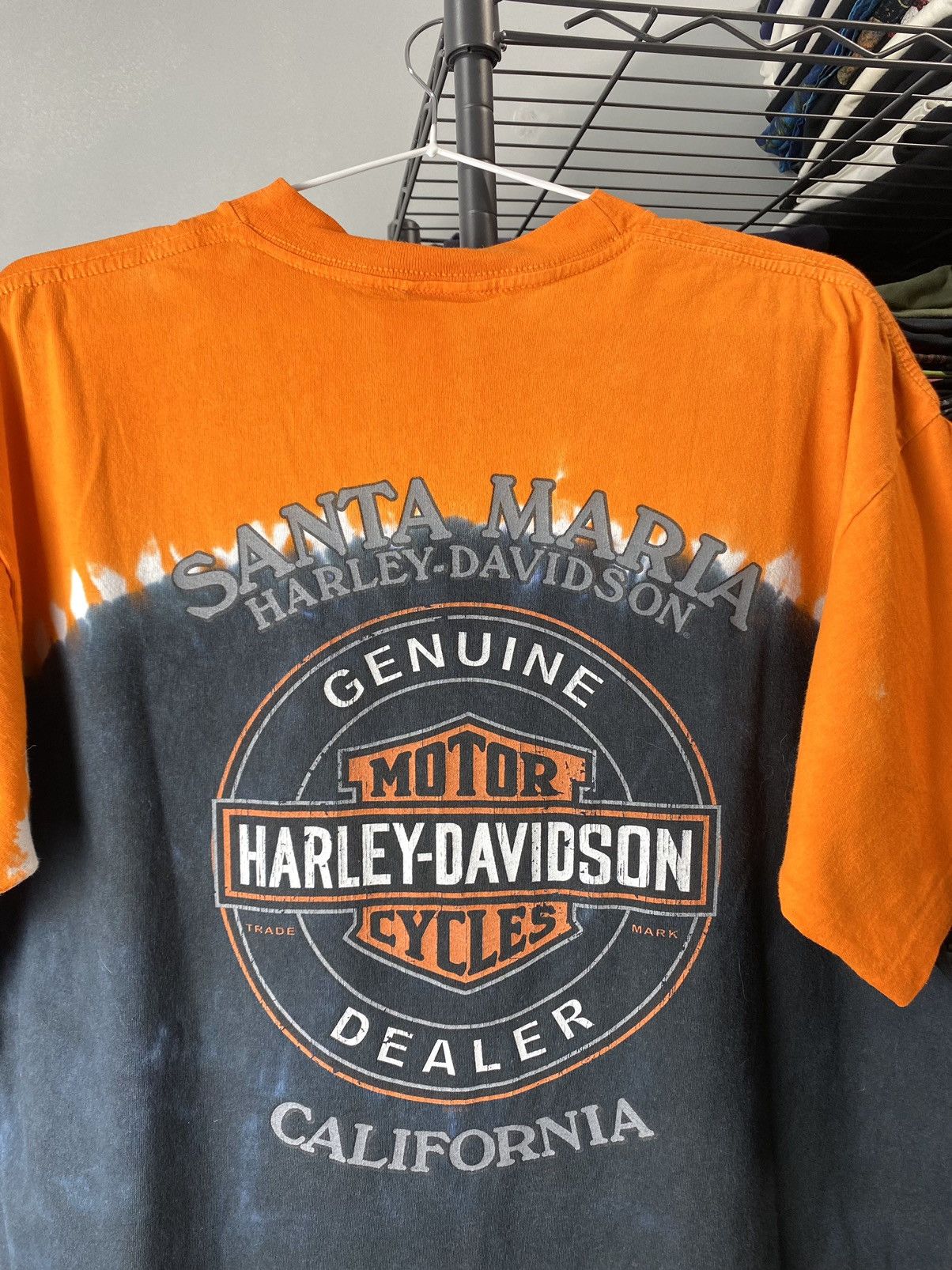 Harley Davidson Rare! Vintage Harley Davidson Liquid Blue Style T Shirt Size US L / EU 52-54 / 3 - 9 Thumbnail