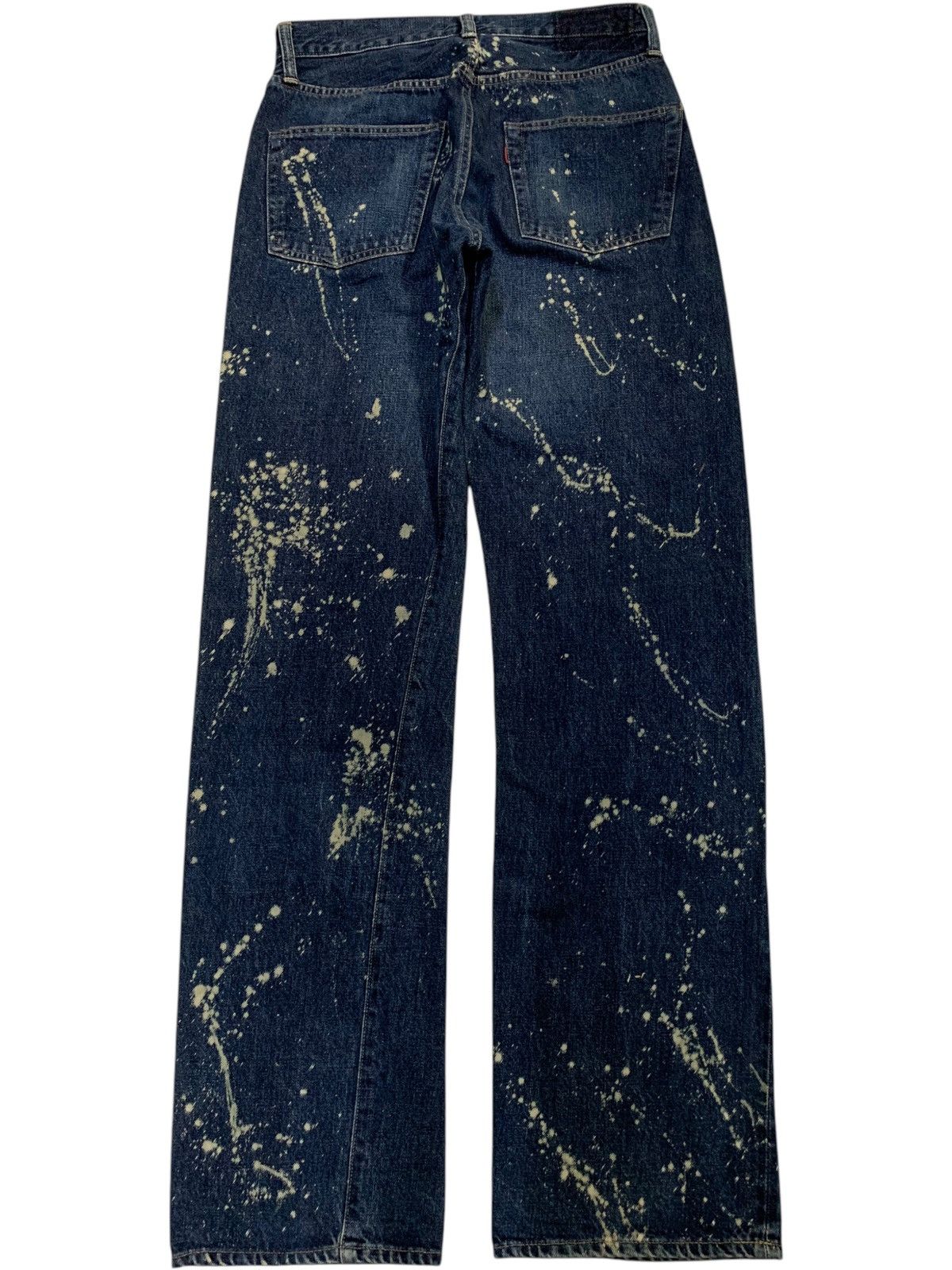 Kapital JOHNBULL BUTTON FLY SELVEDGE DISTRESSED DENIM Size US 28 / EU 44 - 1 Thumbnail