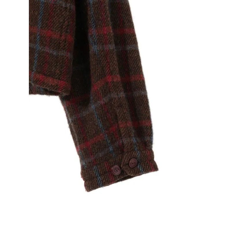 Undercover UNDERCOVER Brown Wool Check Jacket Size US XXL / EU 58 / 5 - 7 Thumbnail