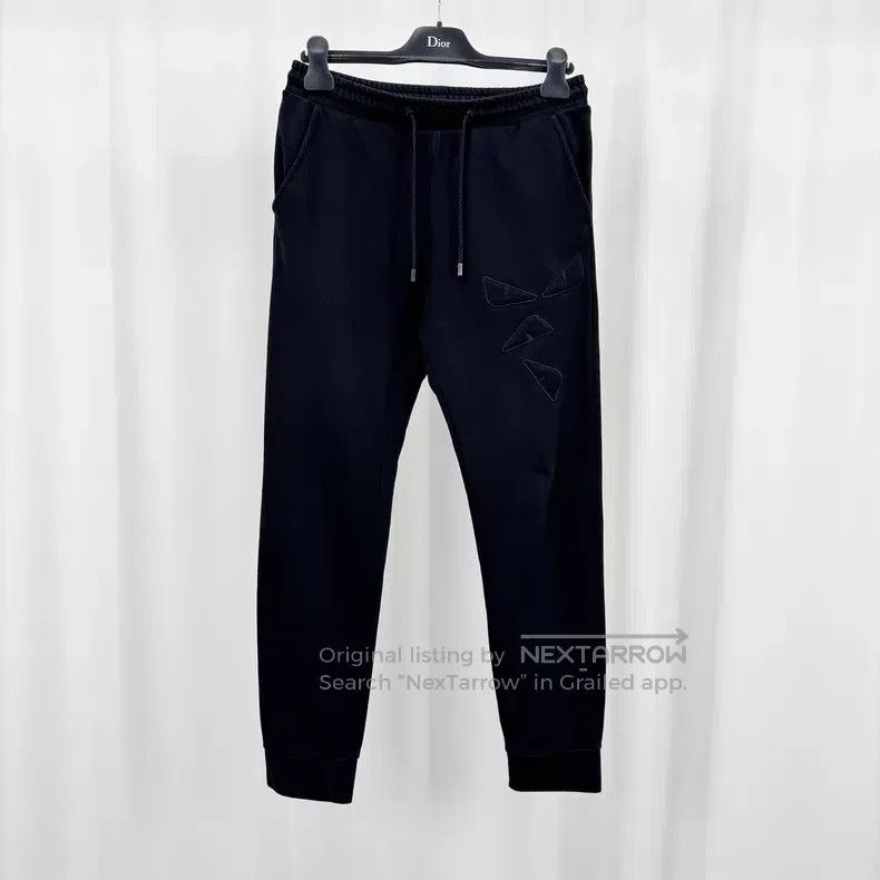 Fendi Fendi Little Monster Embroidered Casual Trousers Size US 30 / EU 46 - 1 Thumbnail