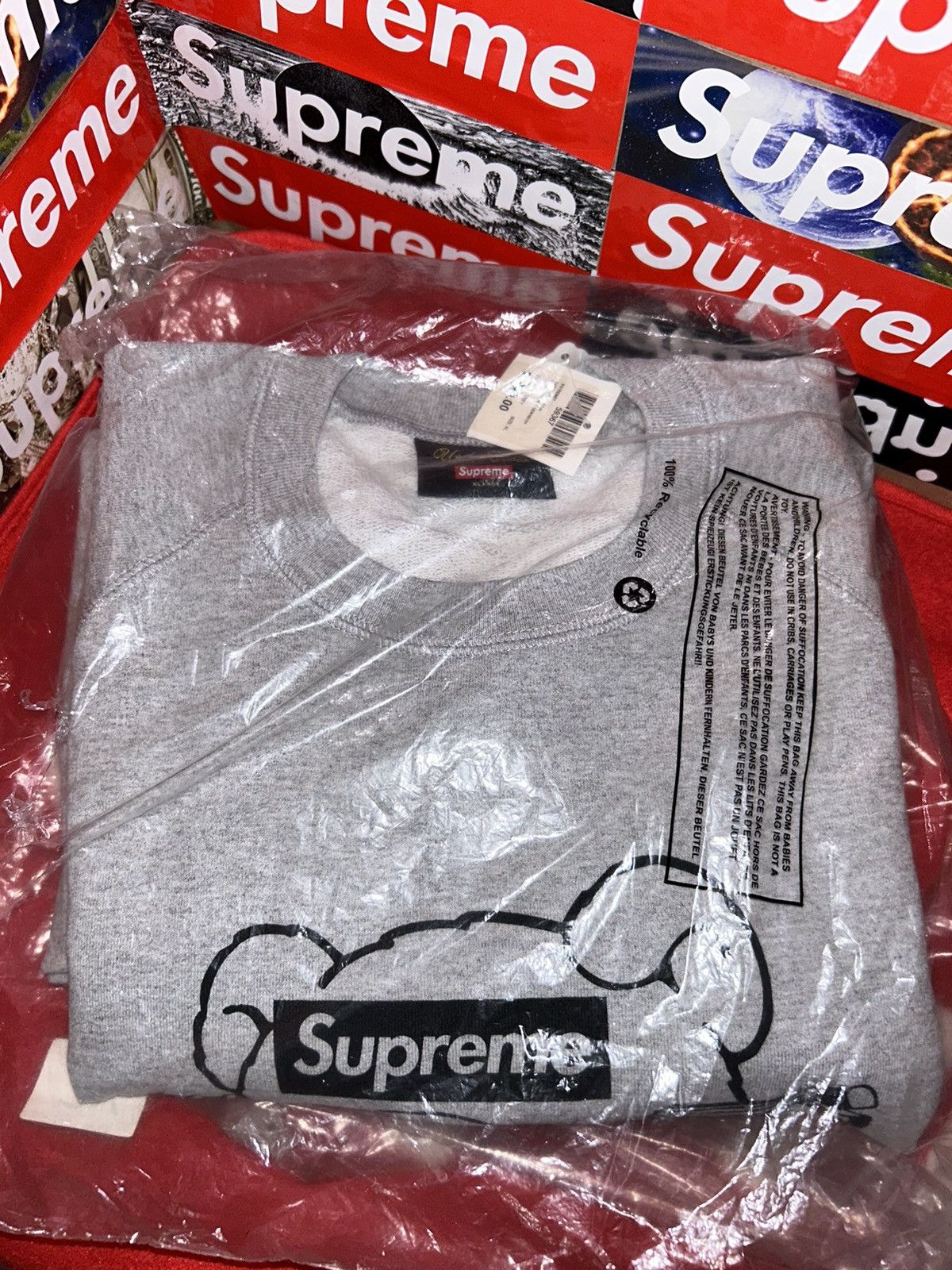 Supreme × Undercover Supreme Undercover Bear Crewneck Pullover SS15 size XL NEW Size US XL / EU 56 / 4 - 7 Thumbnail