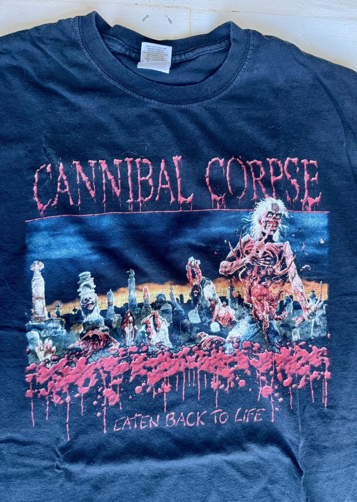 Band Tees Cannibal Corpse T Shirt Vintage Black Size US L / EU 52-54 / 3 - 2 Thumbnail