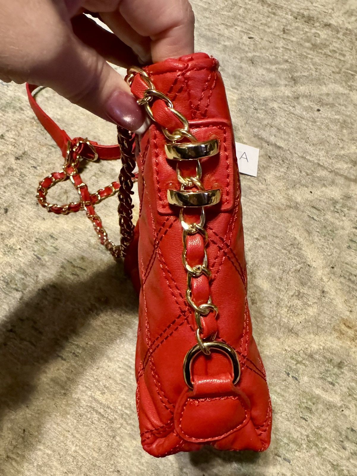 Other Emperia Red Quilted Leather Crossbody Size ONE SIZE - 3 Thumbnail