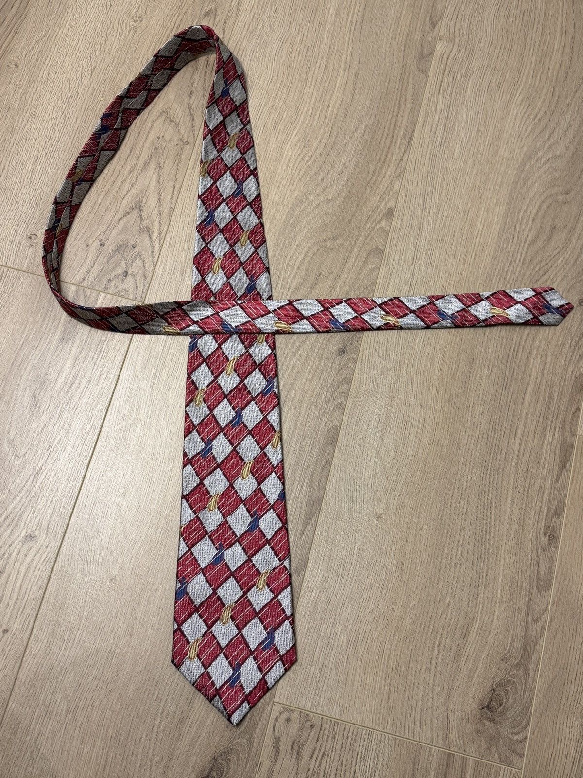 Oscar De La Renta Vintage Oscar de la Renta Silk Tie Made in USA – WPL 4075 Size ONE SIZE - 2 Thumbnail