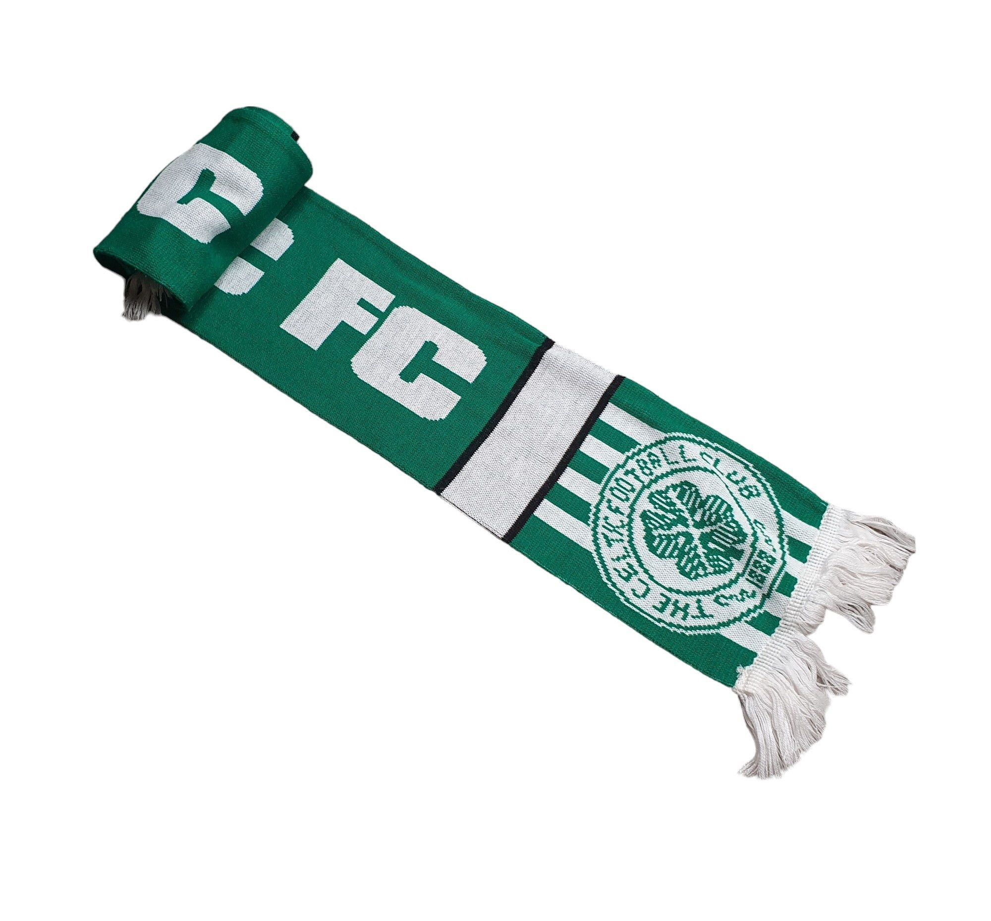 Vintage Scarf Celtic Glasgow Scotland Football Soccer Size ONE SIZE - 1 Thumbnail