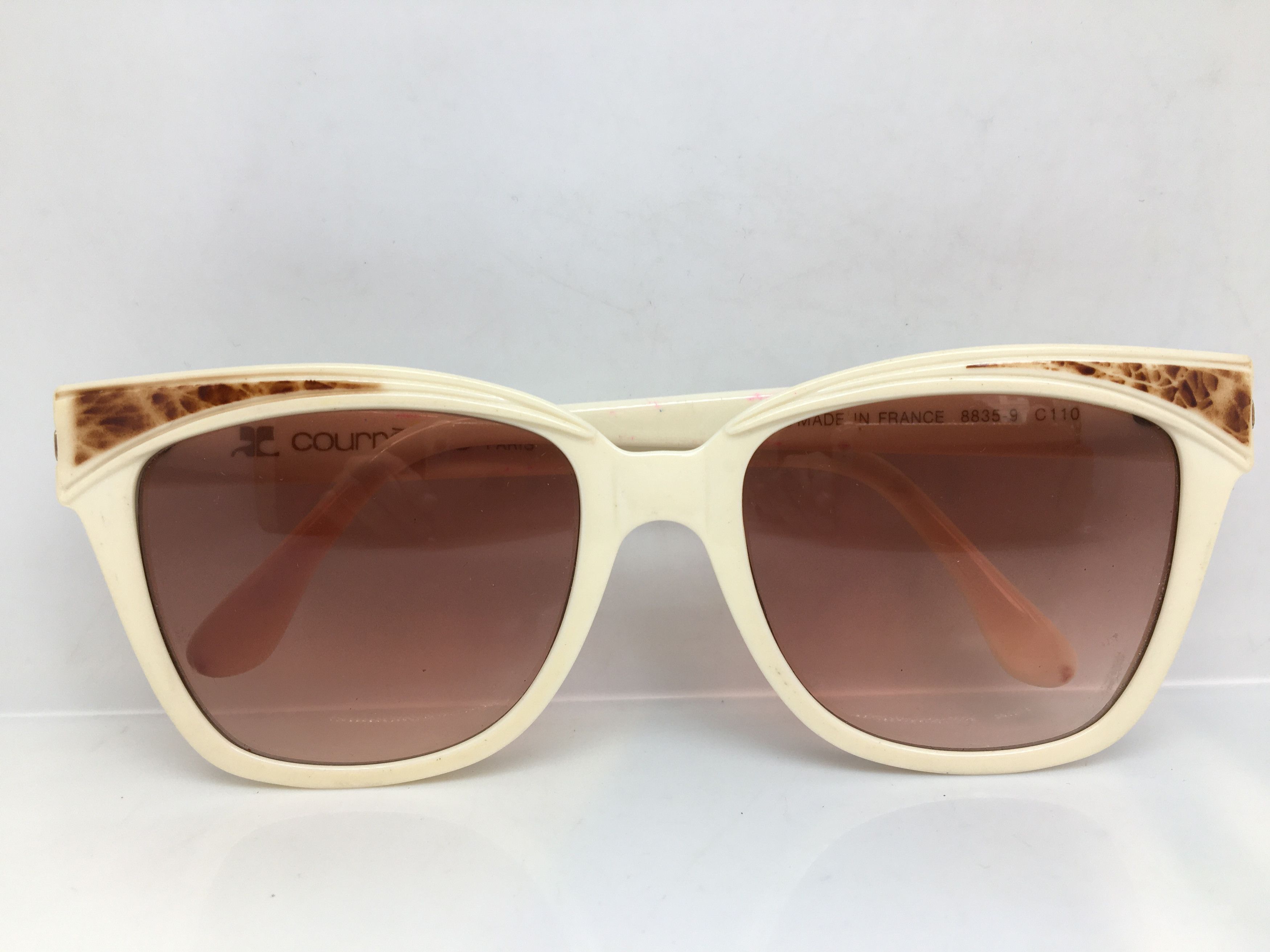 Courreges Vintage 70s Courreges 8835 Woman Oversize Sunglasses France Size ONE SIZE - 5 Thumbnail