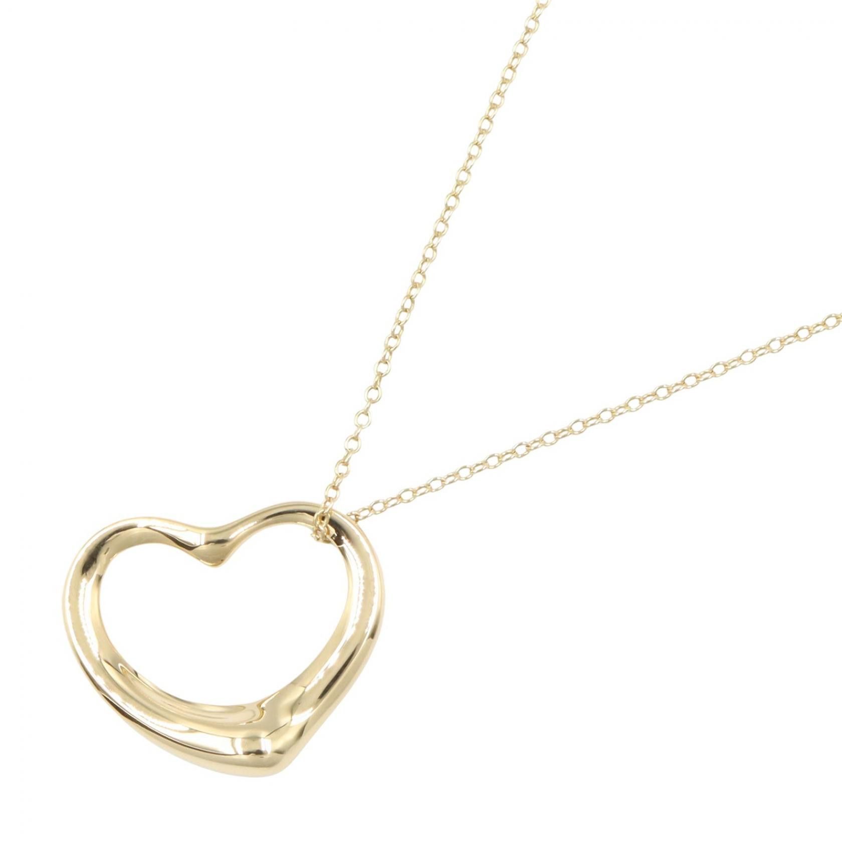 Tiffany & Co. Tiffany & Co. Tiffany & Co. Open Heart Au750 Necklace Precious Metal Necklace DUTY FREE for USA Size ONE SIZE - 1 Thumbnail