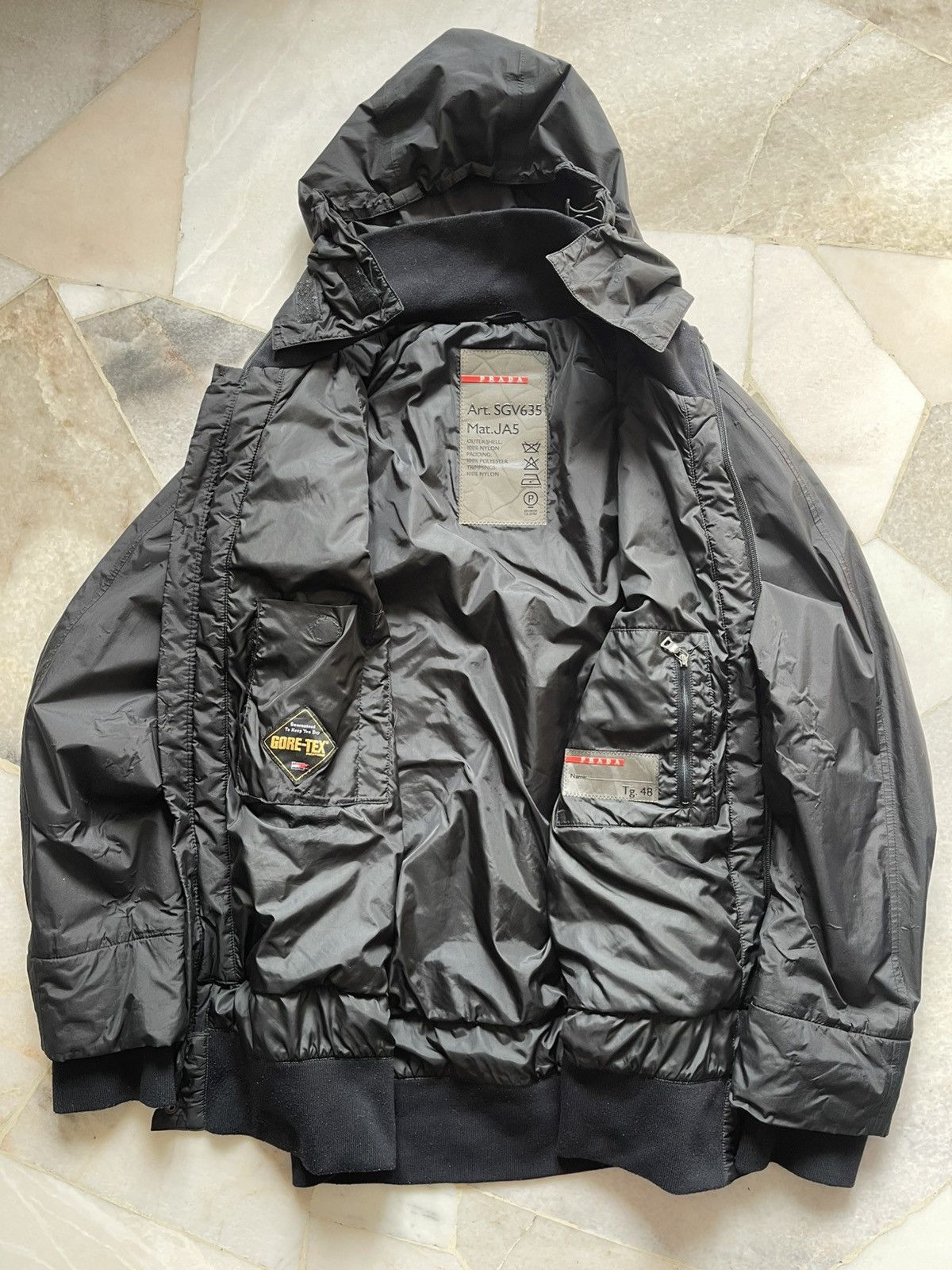 Prada Prada Ninja Hoodie Style Zipper Jacket 97 Size US M / EU 48-50 / 2 - 10 Thumbnail