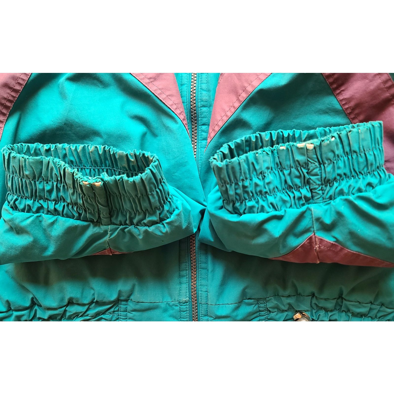 NHL Anaheim Mighty Ducks 90s NUTMEG puffer XL teal NHL vintage Size US XL / EU 56 / 4 - 4 Thumbnail
