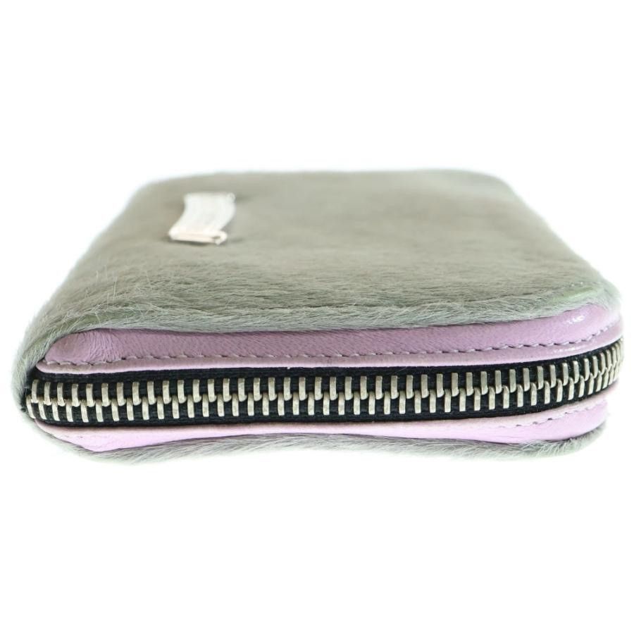 Chrome Hearts Chrome Hearts Mini Round Zip Harako Leather Compact Wallet Size ONE SIZE - 3 Thumbnail