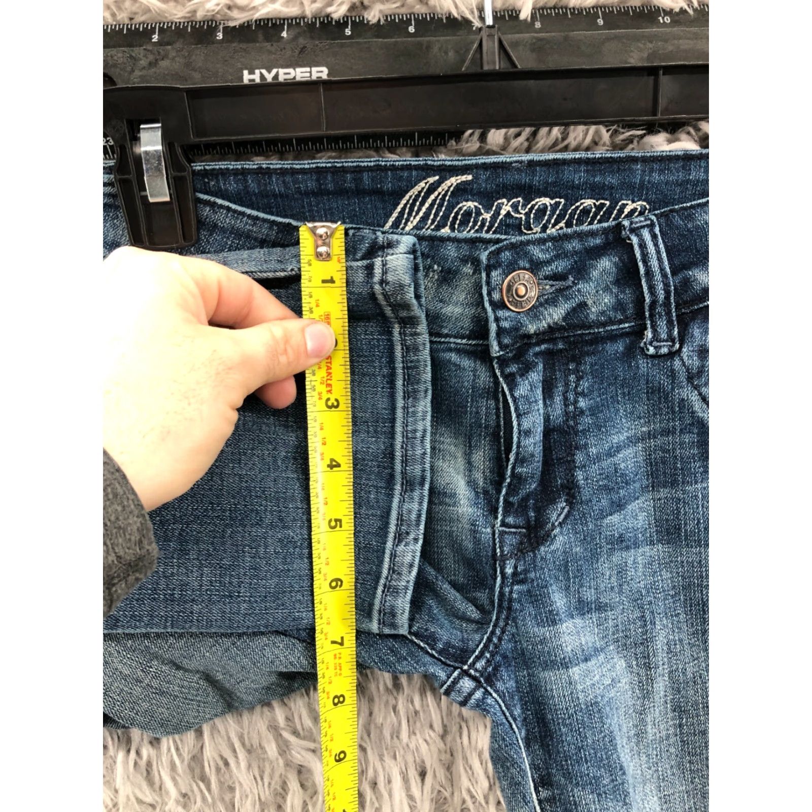Vintage dELiA*s Morgan Skinny Jeans Size 4P Petite Womens Medium Wash Blue Jeans Size 27" / US 4 / IT 40 - 4 Thumbnail