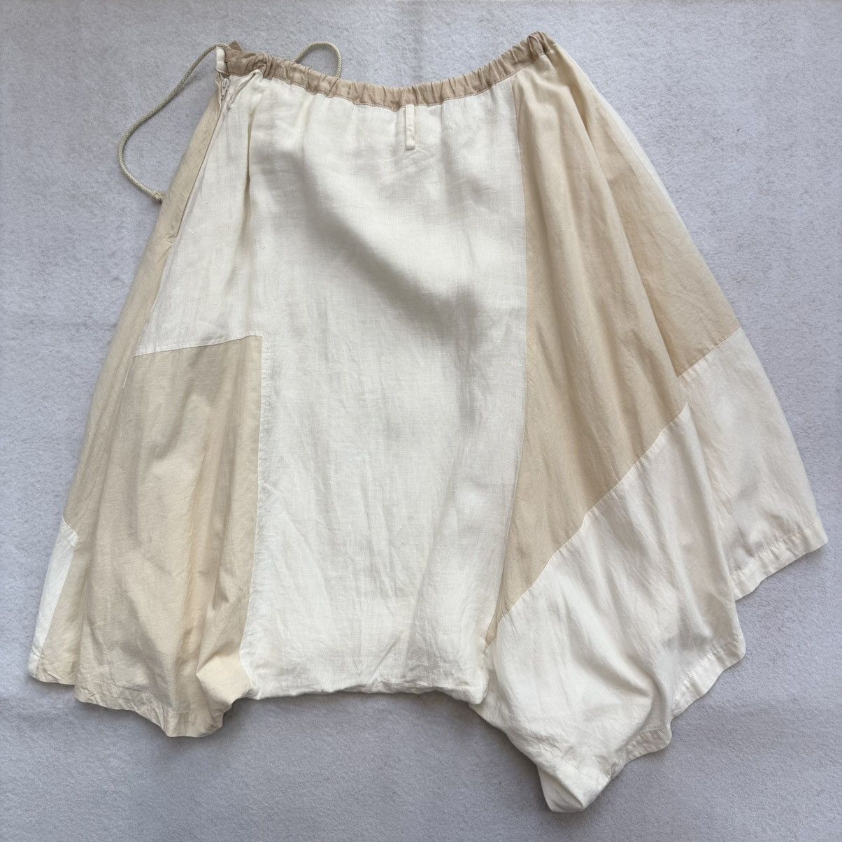 Y's 2000s Y's Patchwork Asymmetrical Harem Balloon Pants Size US 30 / EU 46 - 2 Thumbnail