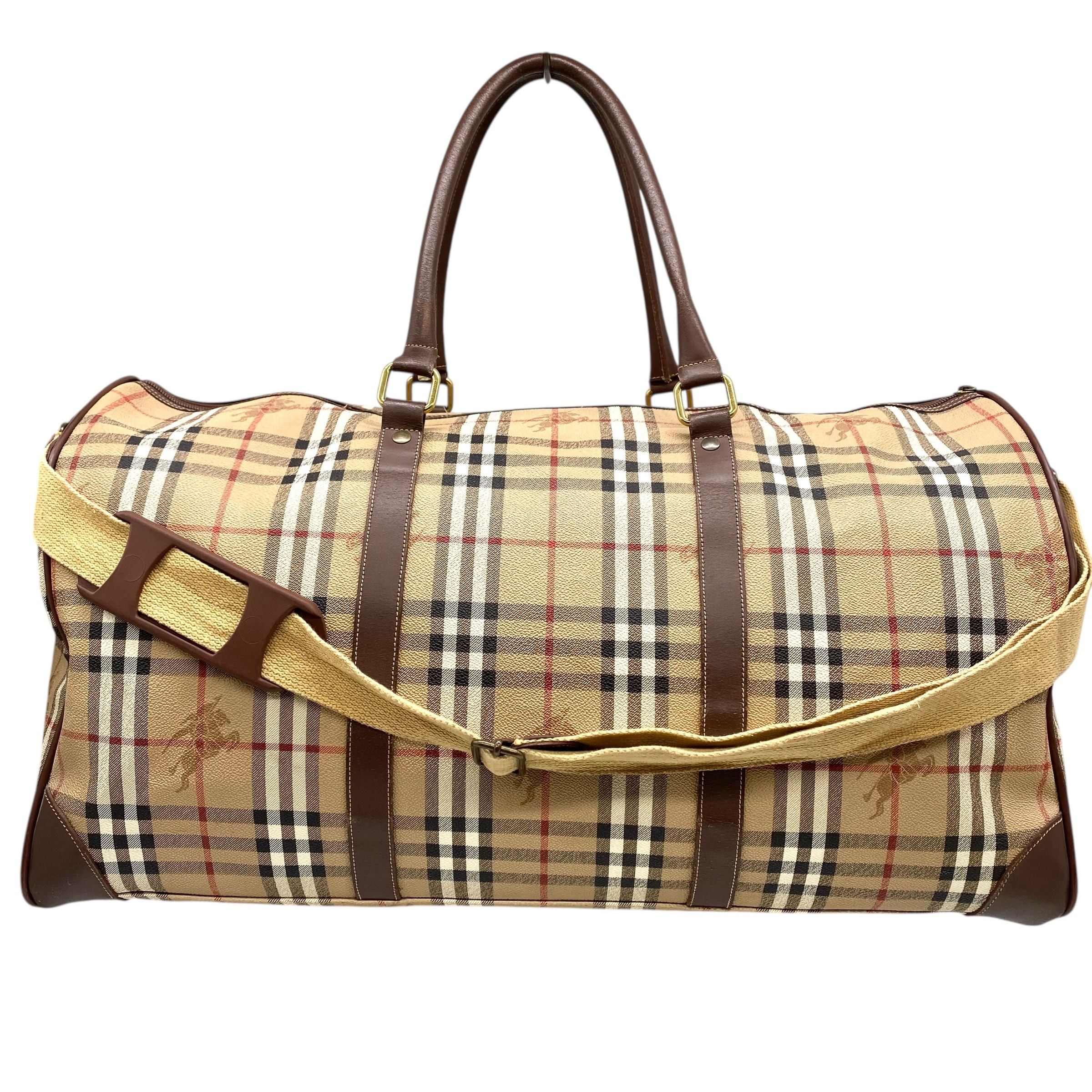 Burberry Vintage Burberrys Boston Bag Nova Check Size ONE SIZE - 2 Thumbnail