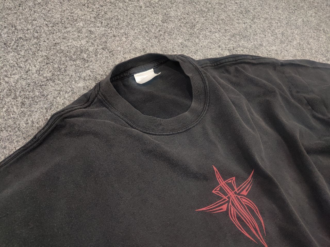Vintage Vintage 90's Troy Lee Design USA Distressed Faded Tee Shirt Size US L / EU 52-54 / 3 - 6 Thumbnail