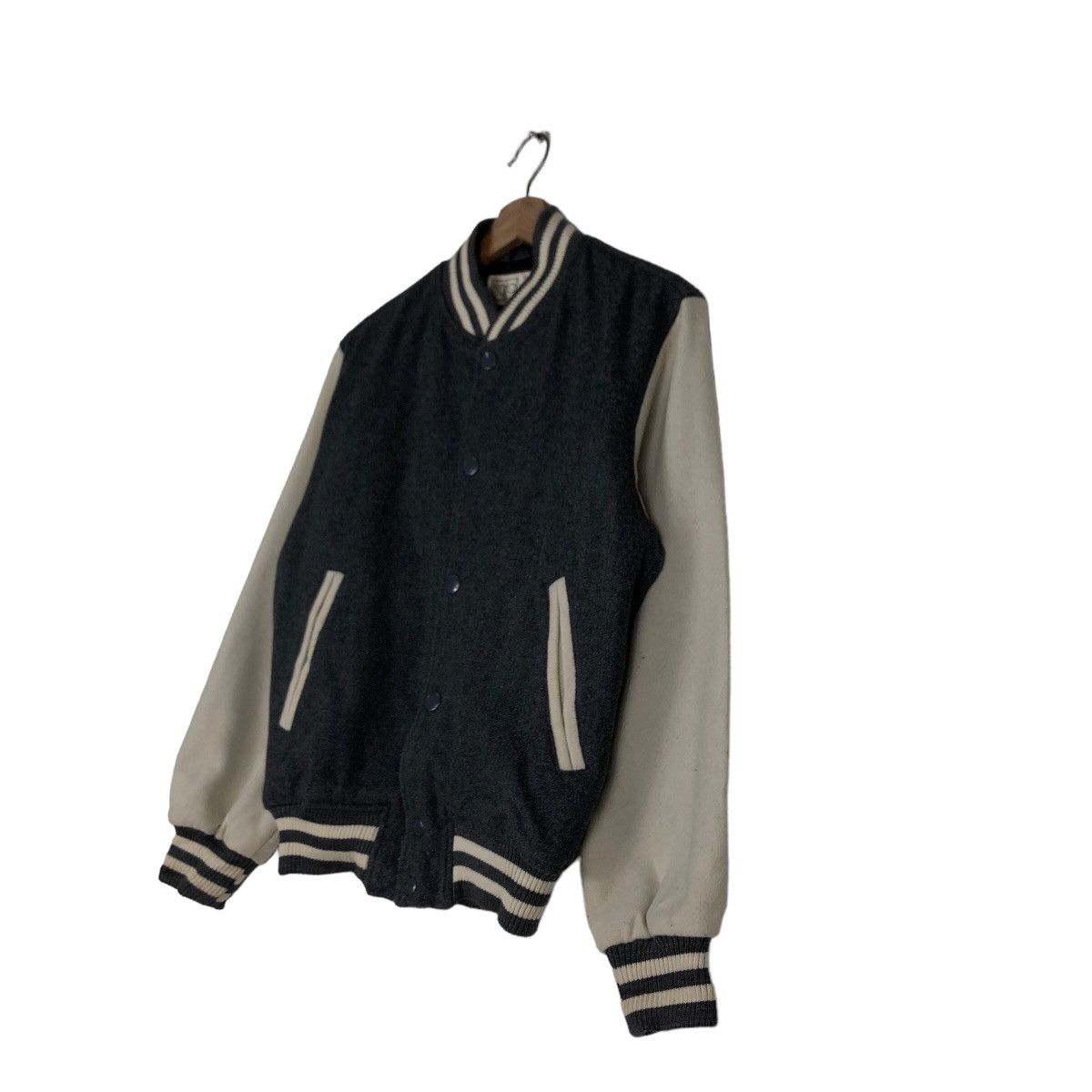 Japanese Brand 🔥Vintage Varsity Bomber Jacket Jac Japan Wool Issey Miyake Size US M / EU 48-50 / 2 - 2 Thumbnail