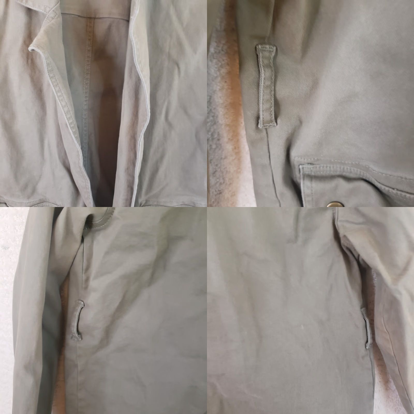 Lucky Brand Lucky Brand Women's S Army Green Barn Short Jacket Pockets No Buttons Or Zipper Size 28" / US 6 / IT 42 - 8 Thumbnail
