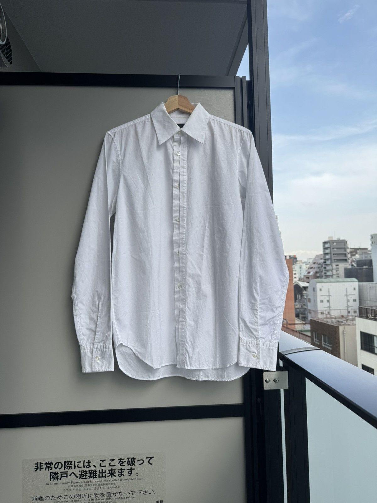 Ann Demeulemeester Ann Demeulemeester 2000s Cotton Poplin Shirt Size US S / EU 44-46 / 1 - 1 Thumbnail