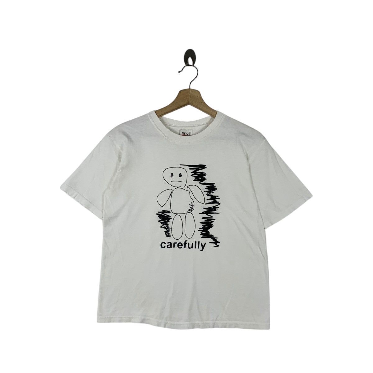 Vintage 90’ STICK MAN DOODLE Dinosaur Jr. Tee Shirt Top Pop