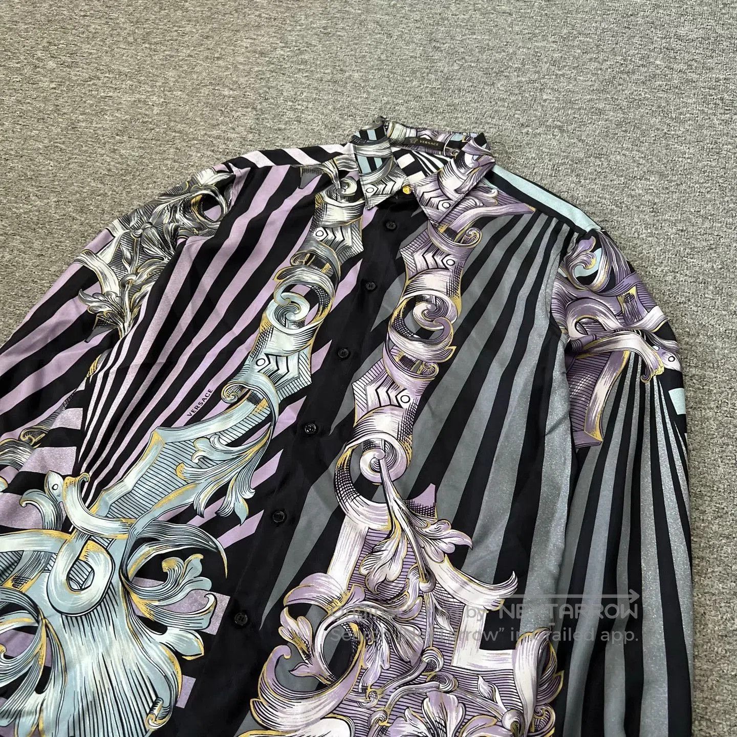 Versace Versace Runway Thorn Flower Silk Shirt. Size US M / EU 48-50 / 2 - 4 Thumbnail