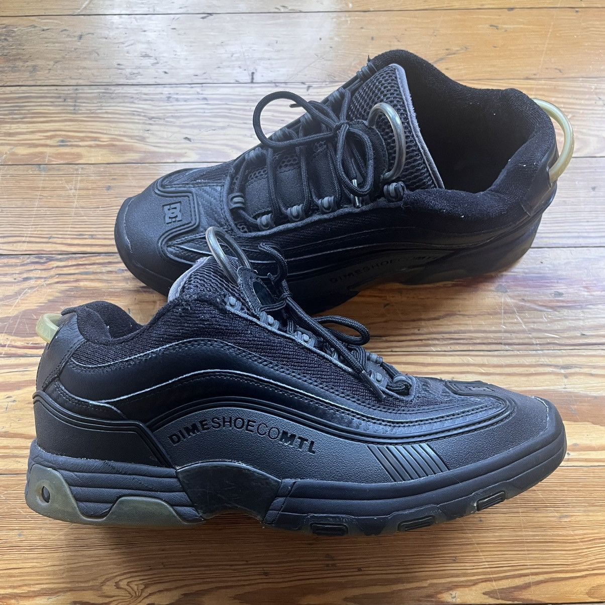Dime DC Shoes x Dime Legacy OG Triple Black sz 12 Skate Sneakers Size US 12 / EU 45 - 5 Thumbnail