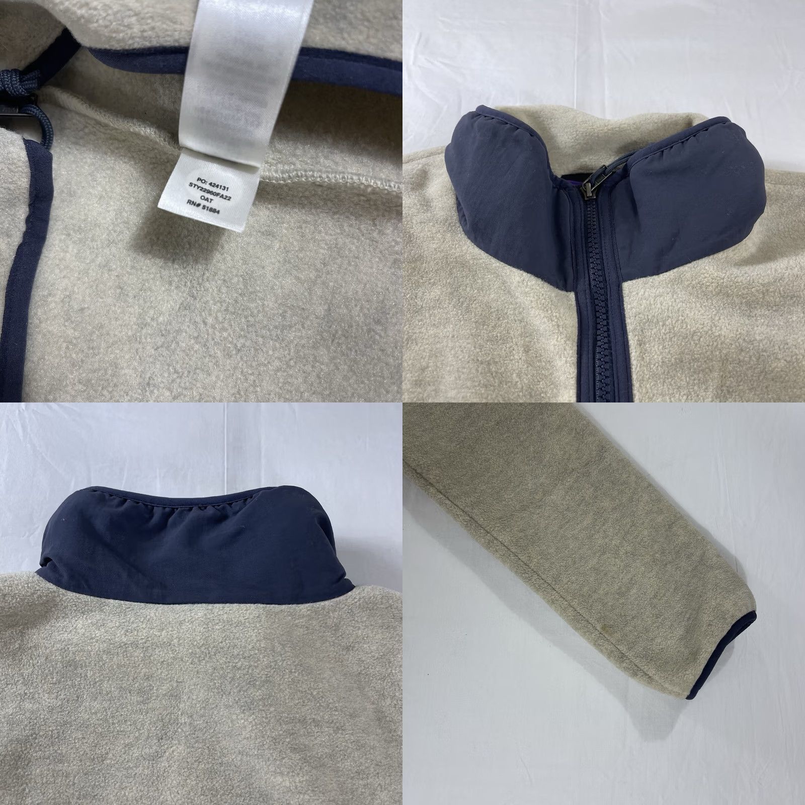 Patagonia Patagonia Jacket Coat Synchilla Fleece Full Zip XS Women Beige Women's XS Synchilla Fleece Coat Jacket Full Zip 22960 PatagoniA Size XS / US 0-2 / IT 36-38 - 10 Thumbnail