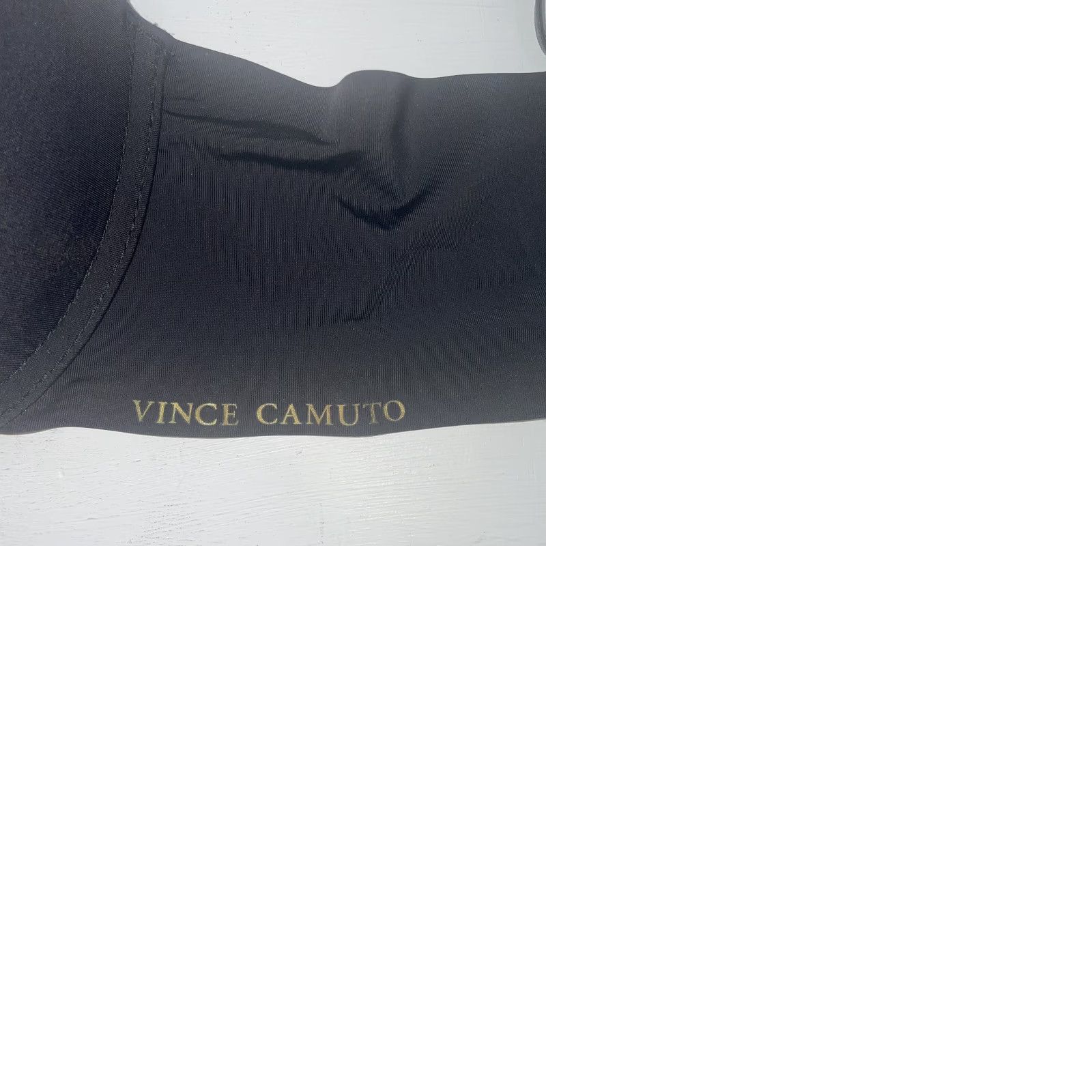 Vince Camuto Vince Camuto Bra 38C Black Underwire Nylon Spandex Solid T-Shirt Adjustable Strap Womens Mens Girls Size ONE SIZE - 9 Thumbnail