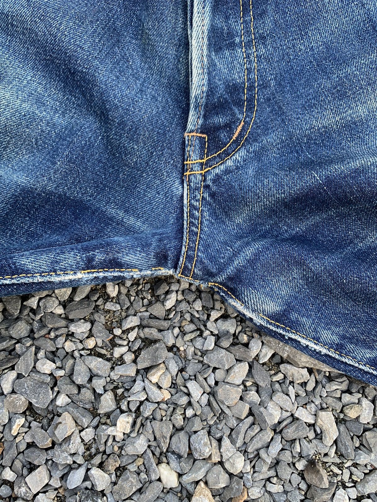 Kapital VTG PIG HIP STORE SELVEDGE RUSTY JAPANESE DISTRESSED DENIM Size US 30 / EU 46 - 17 Thumbnail