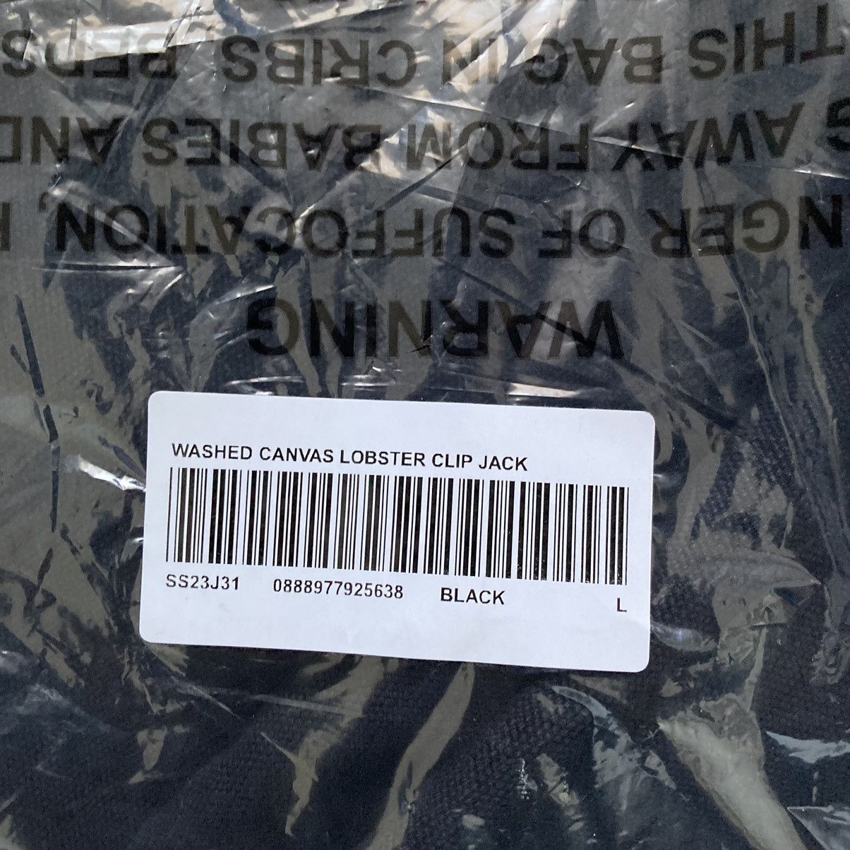 Supreme Supreme Canvas Clip Jacket (Black) | Grailed