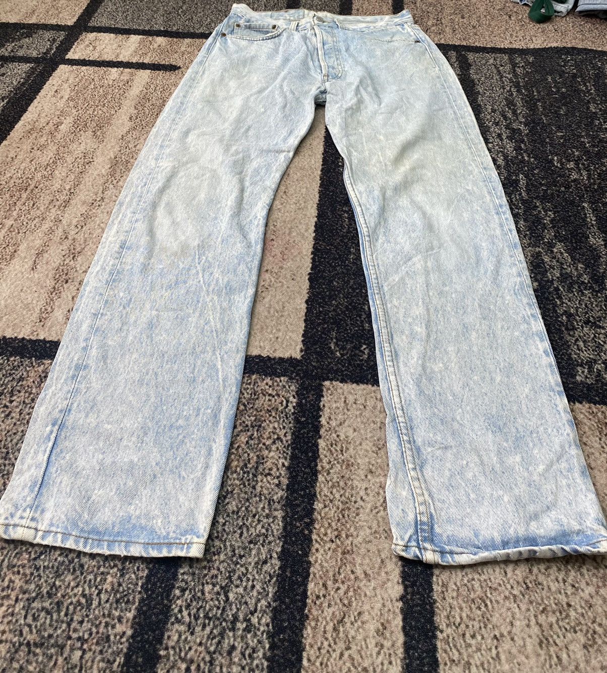 Levi's × Levi's Vintage Clothing Vintage Levi’s 501 Light Blue Washed Denim Made in USA Size US 31 - 3 Thumbnail