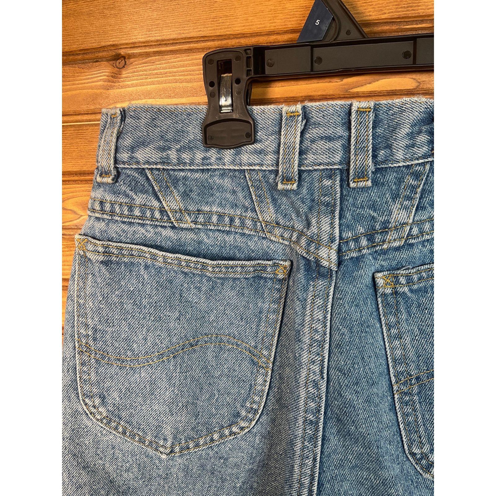 Lee Vintage 1970s Lee R Mr Denim Cut Off Shorts 27.5 Waist High Size 27" / US 4 / IT 40 - 6 Thumbnail