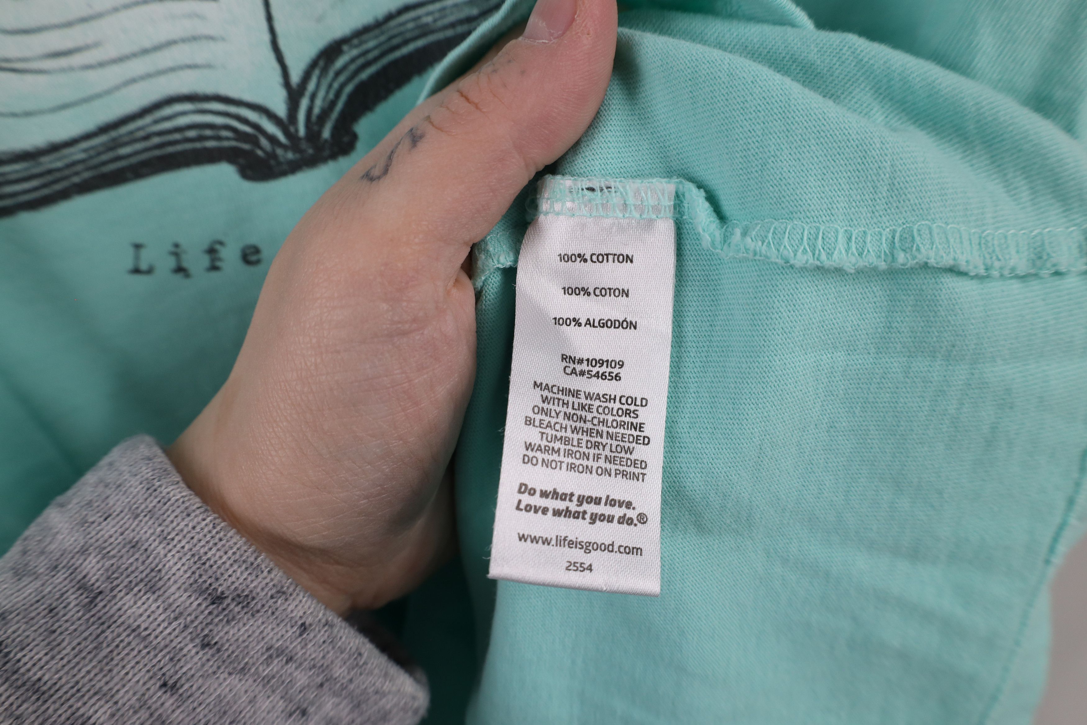 Life is Good × Vintage Life Is Good Spell Out Get Lost Get Found Book T-Shirt Size M / US 6-8 / IT 42-44 - 8 Thumbnail