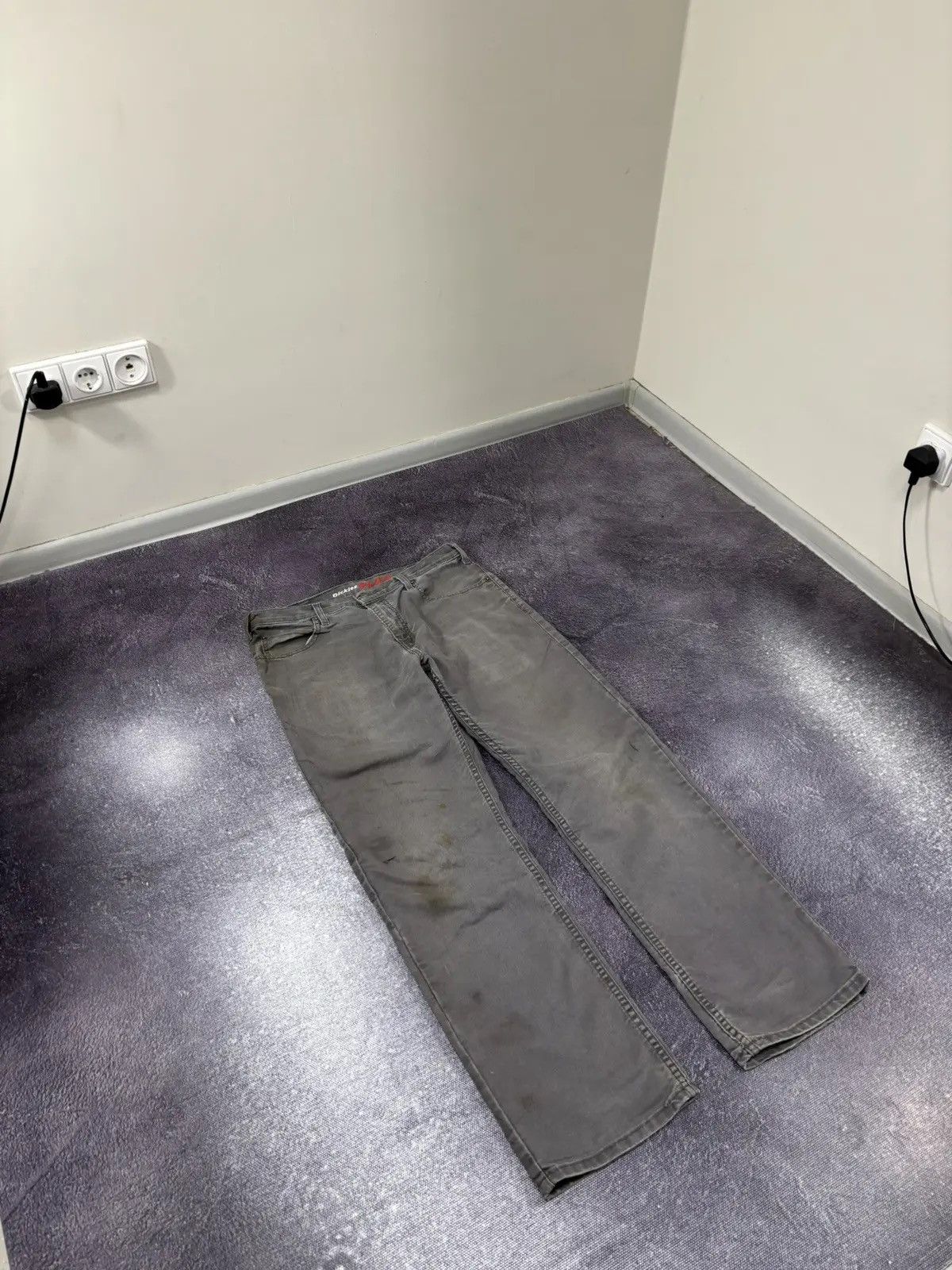 Dickies × Vintage Vintage Dickies Flex Work Gray American Hype Pants Size US 34 / EU 50 - 7 Thumbnail