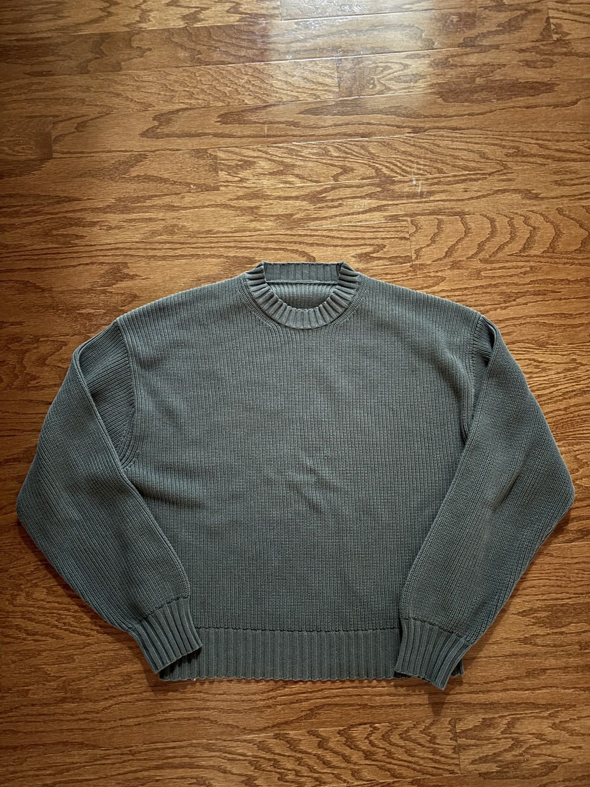 Velour 7 GAUGE 'ANTHRACITE' KNIT Size US S / EU 44-46 / 1 - 1 Thumbnail