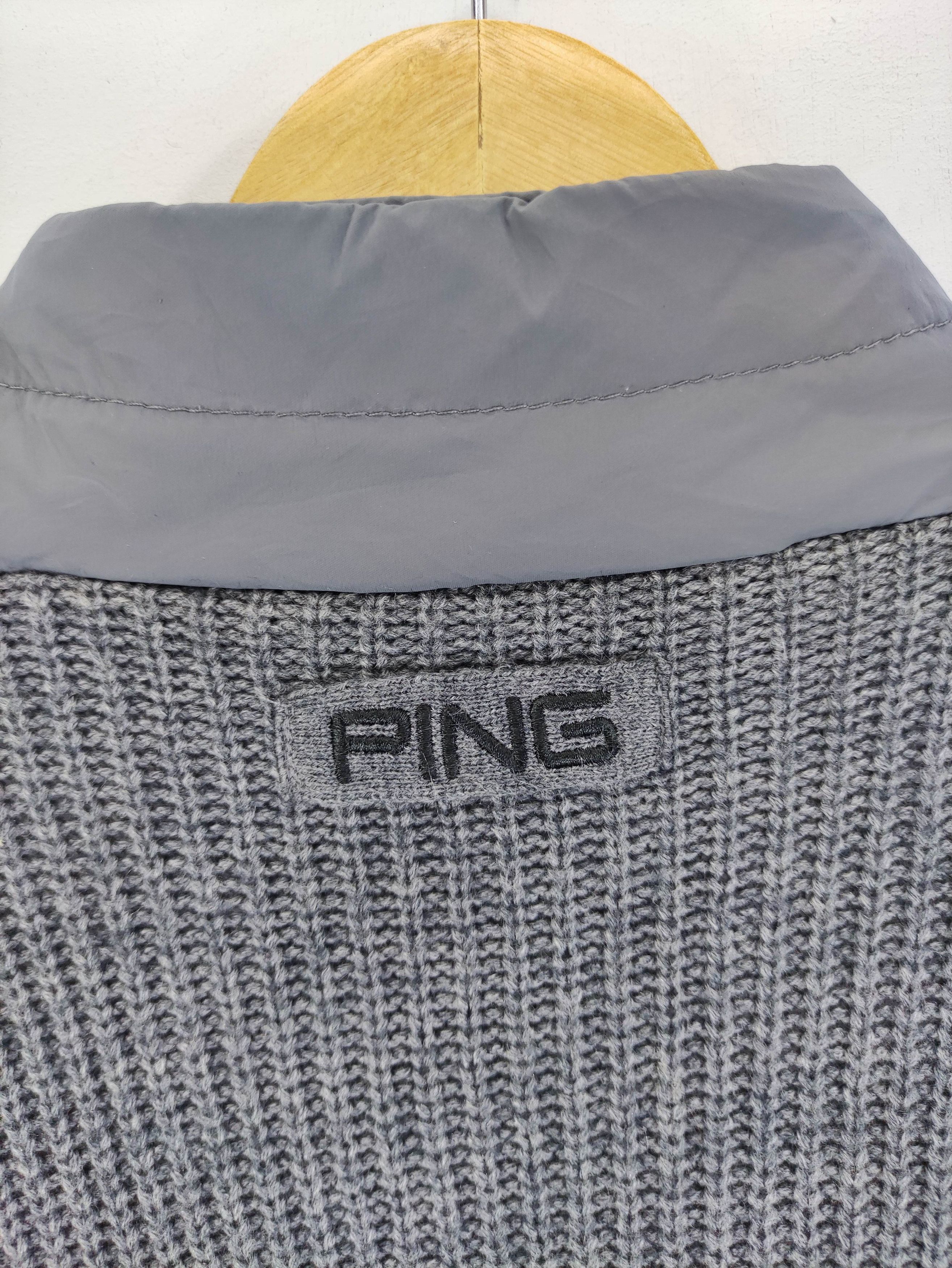 PING Vintage Ping Sweater Jacket knit Sleeve Zipper Size US M / EU 48-50 / 2 - 10 Thumbnail