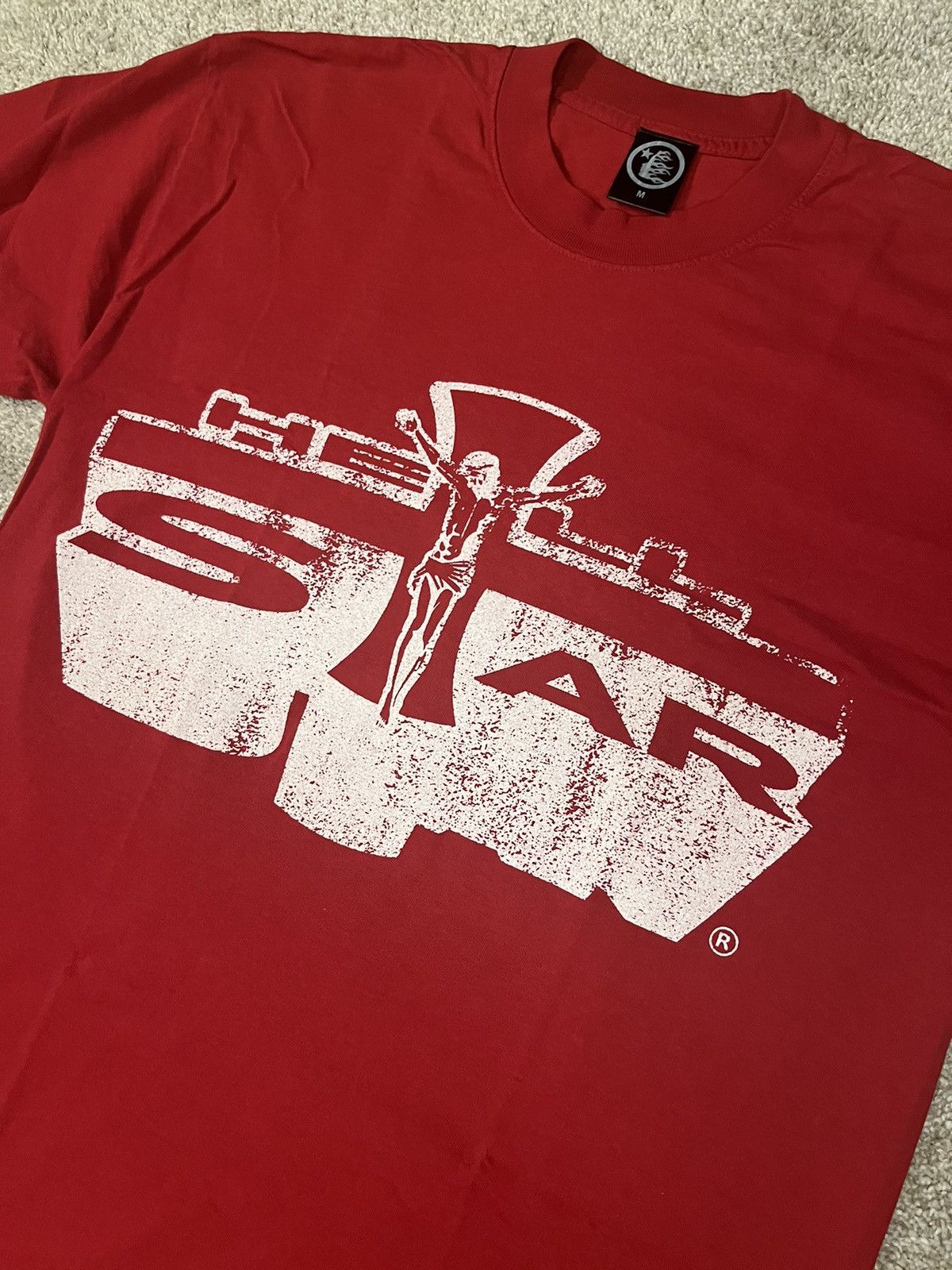 HELLSTAR Hellstar Jesus Emblem T-Shirt Red Size US S / EU 44-46 / 1 - 3 Thumbnail