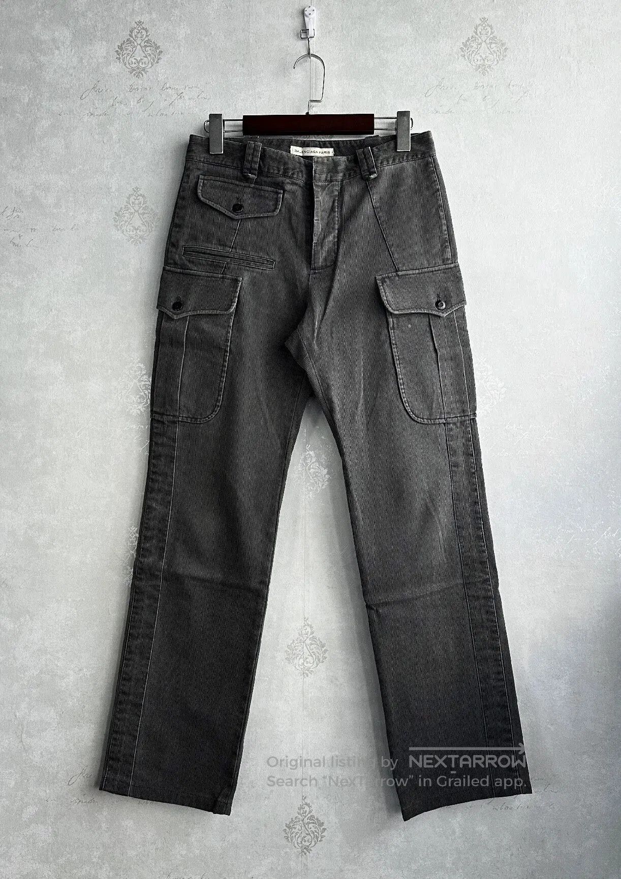Balenciaga Balenciaga Water-washable cargo pocket pants| Size US 28 / EU 44 - 1 Thumbnail