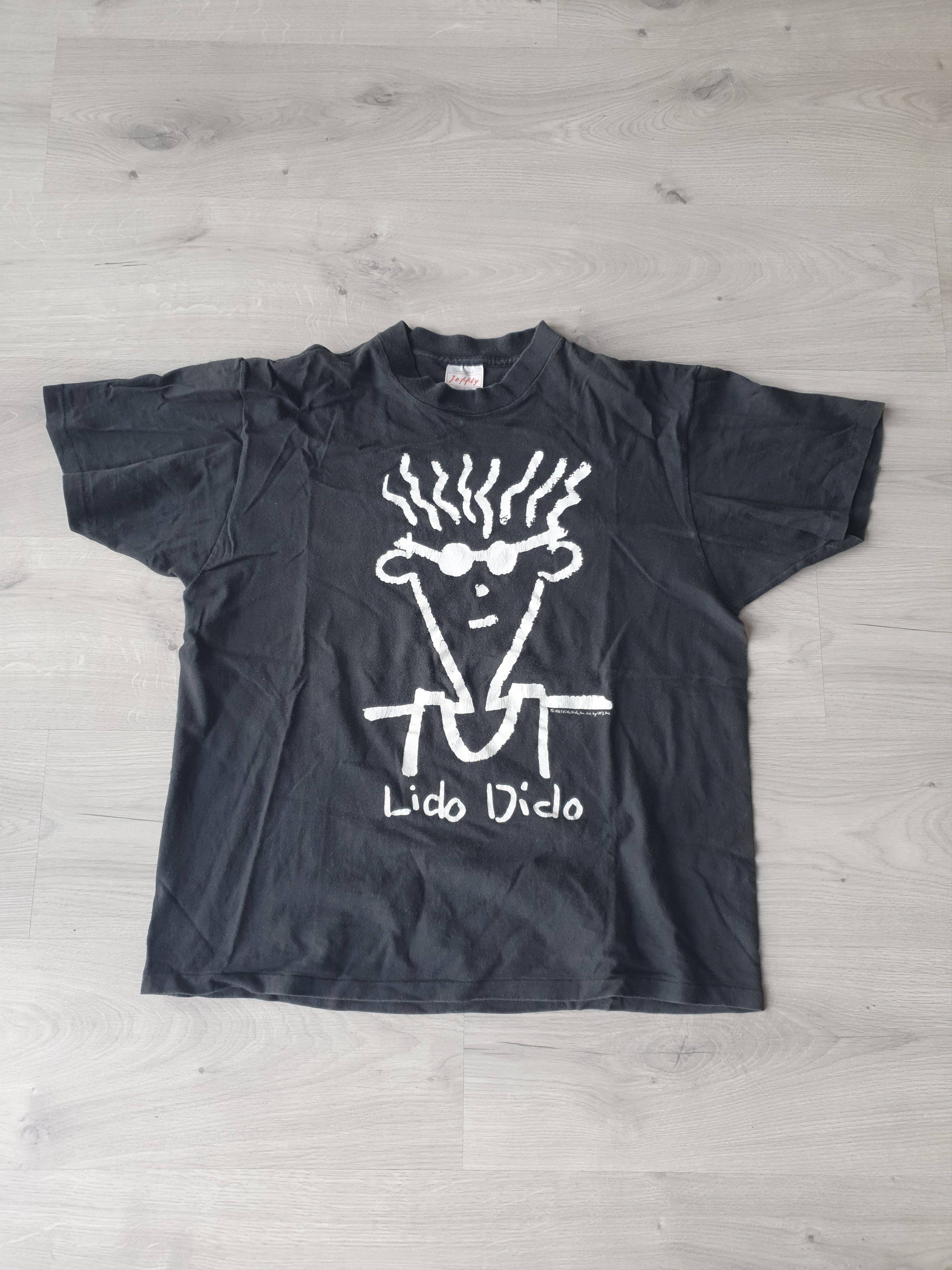 T-shirt Fido Dido Blanc - Graphique Vintage, Humour, Années 90 - Homme - Neuf Avec étiquettes