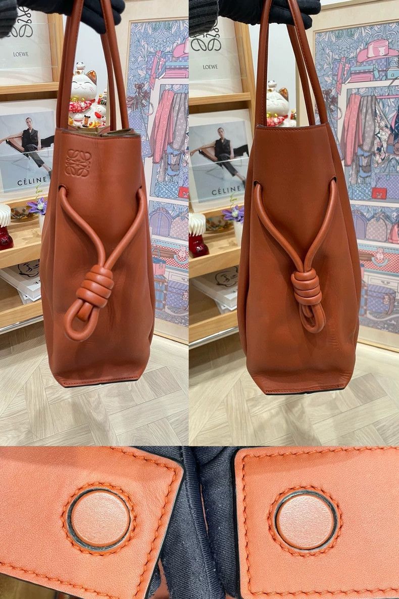 Loewe loewe Caramel coloured cowhide tote bag 2503-Nextarrow Size ONE SIZE - 6 Thumbnail