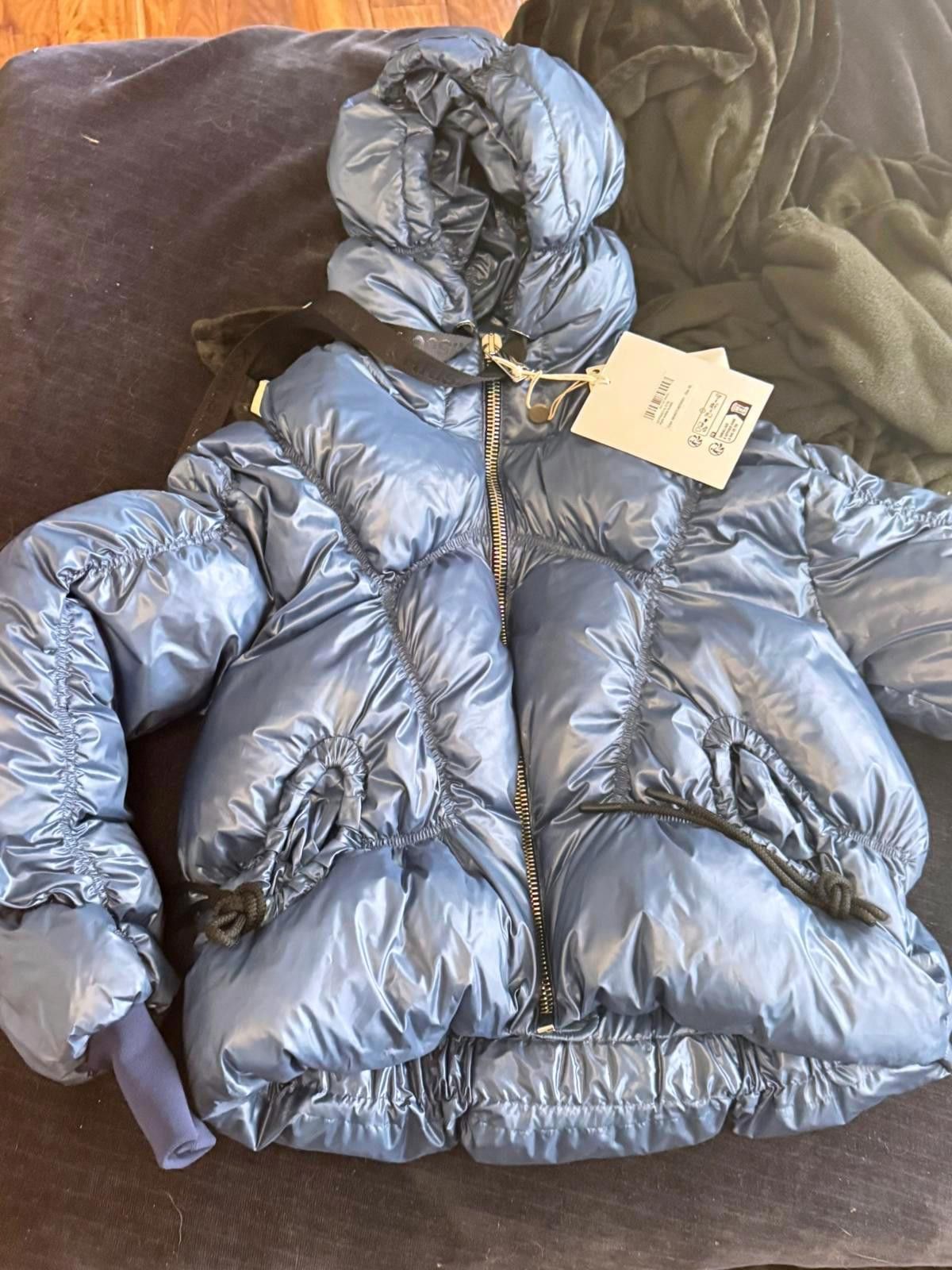 Khrisjoy KHRISJOY Slate blue Puffer Sz 0 Retail $1999 Size XS / US 0-2 / IT 36-38 - 3 Thumbnail