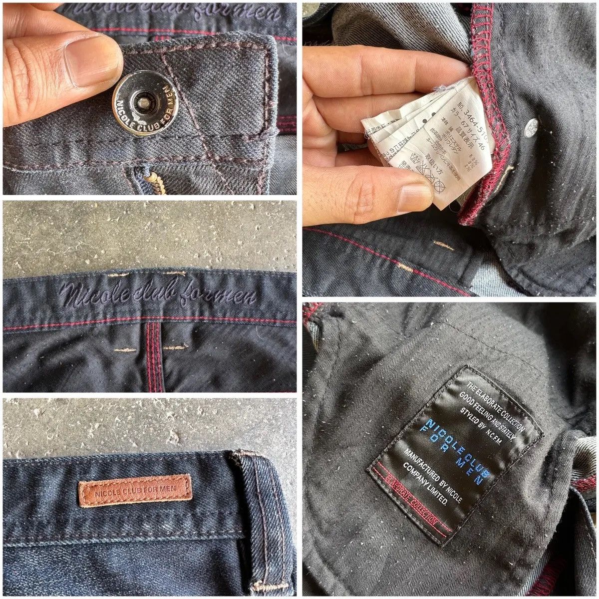 HIDEAWAYS SICKS 💥 FLARE NICOLE CLUB FOR MEN BONDAGE VERY RARE DENIM Size US 32 / EU 48 - 15 Thumbnail
