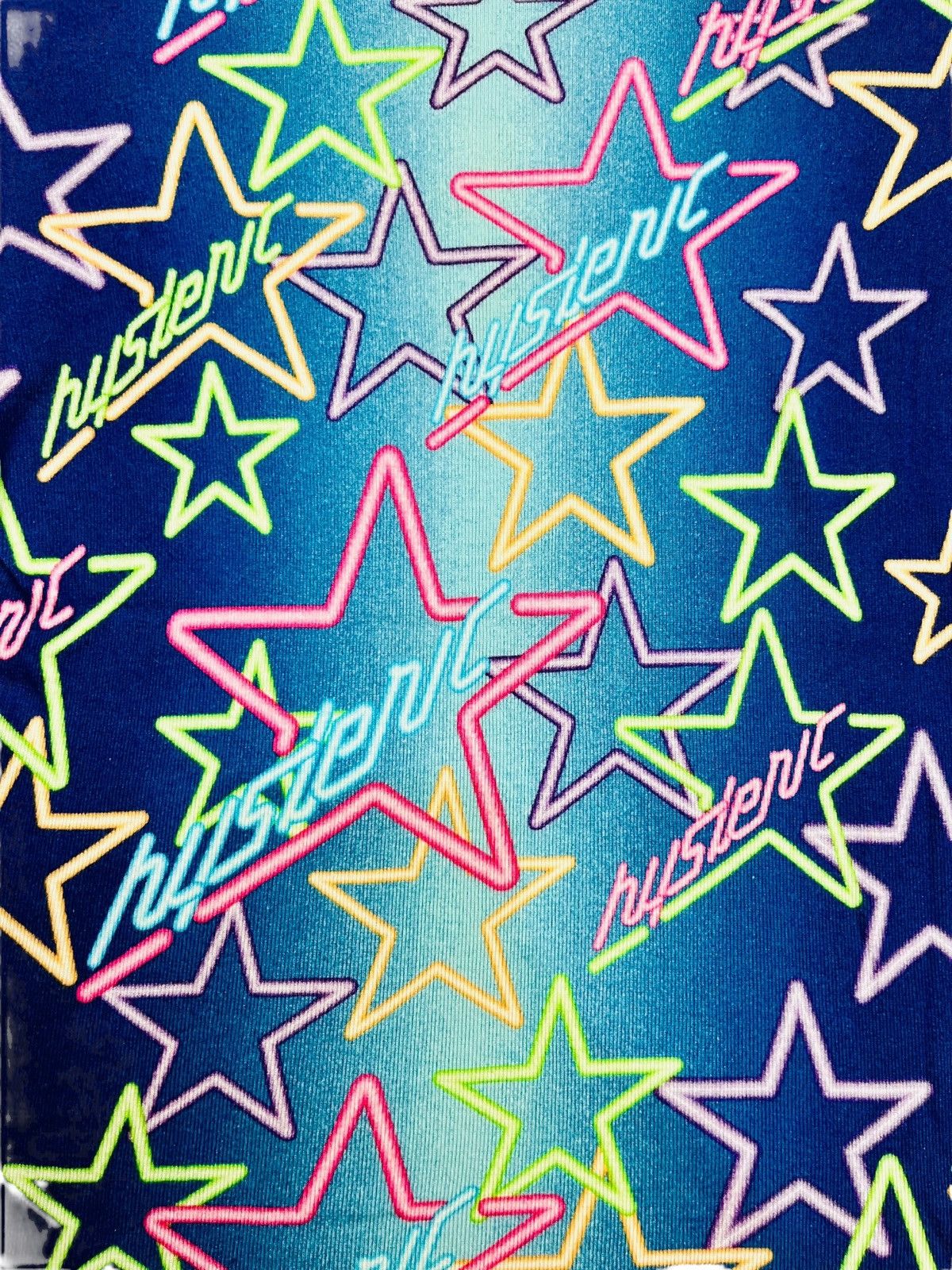 Hysteric Glamour 2000s Hysteric - Neon Star Baby Tee Size M / US 6-8 / IT 42-44 - 4 Thumbnail