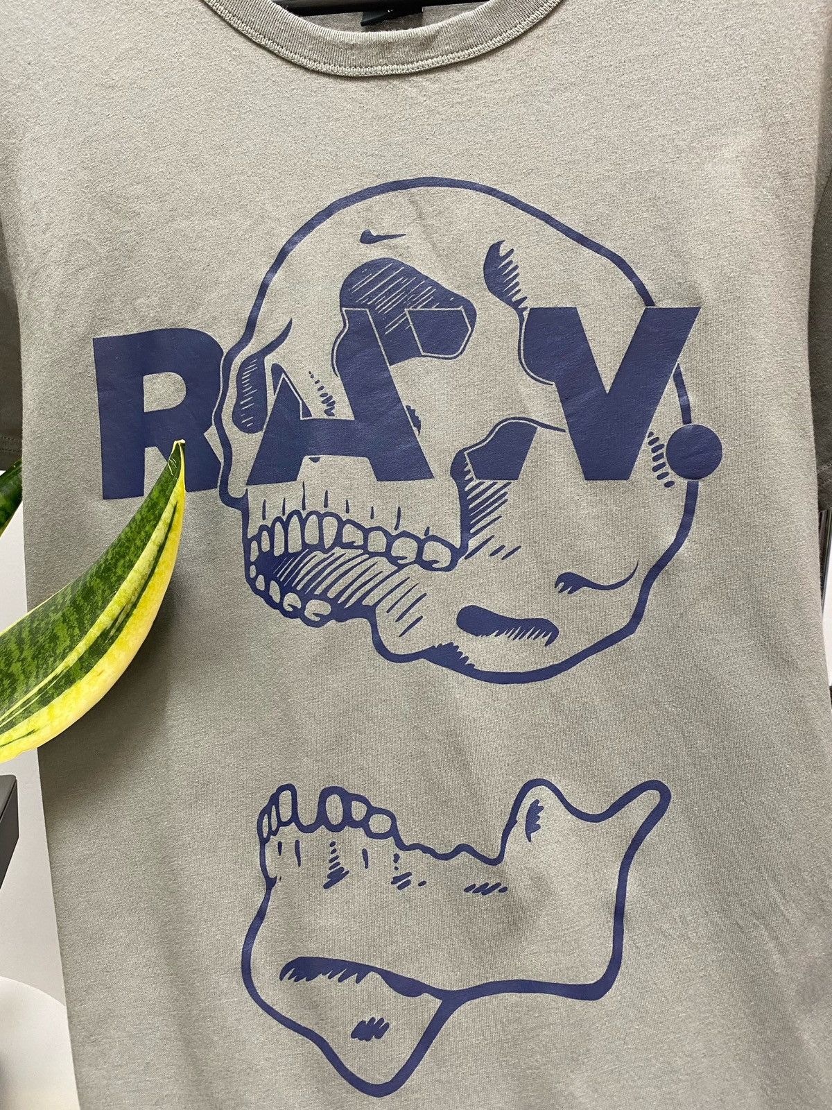G-Star Vintage G Star Raw Big Skull Logo Black T Shirt Size US XL / EU 56 / 4 - 10 Thumbnail