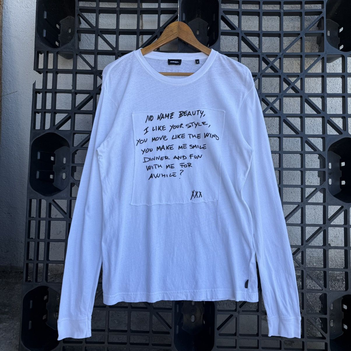 Diesel Diesel Font Wording Potrait Y2K Designer Tee Size US M / EU 48-50 / 2 - 3 Thumbnail