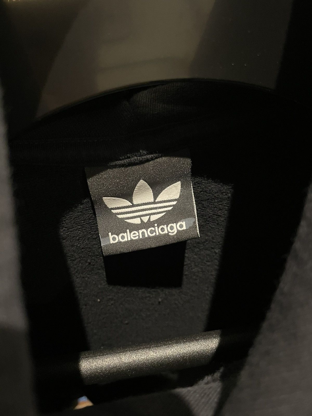 Adidas × Balenciaga BALENCIAGA ADIDAS HOODIE LARGE FIT IN BLACK Size US S / EU 44-46 / 1 - 4 Thumbnail